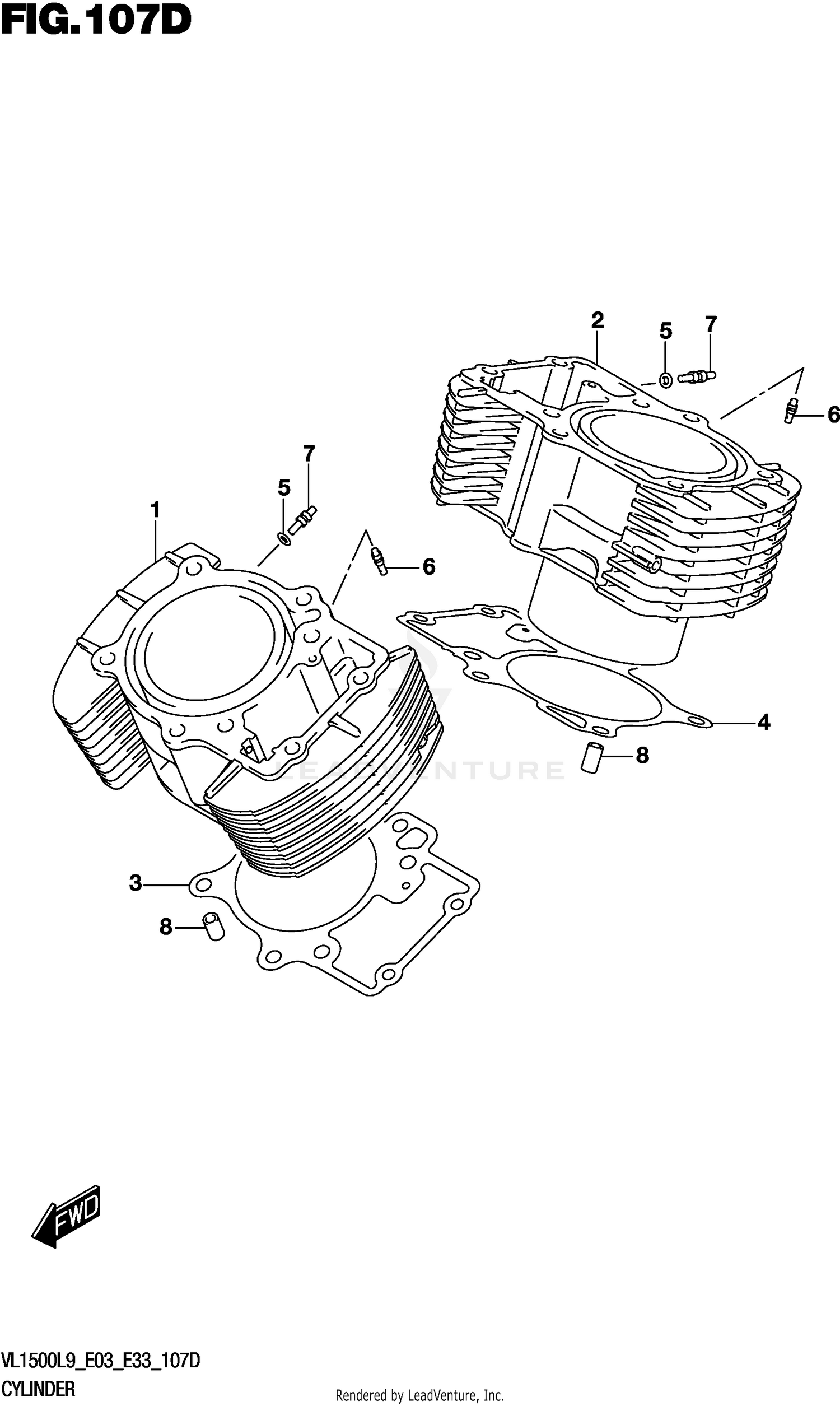 CYLINDER (VL1500TL9 E33)