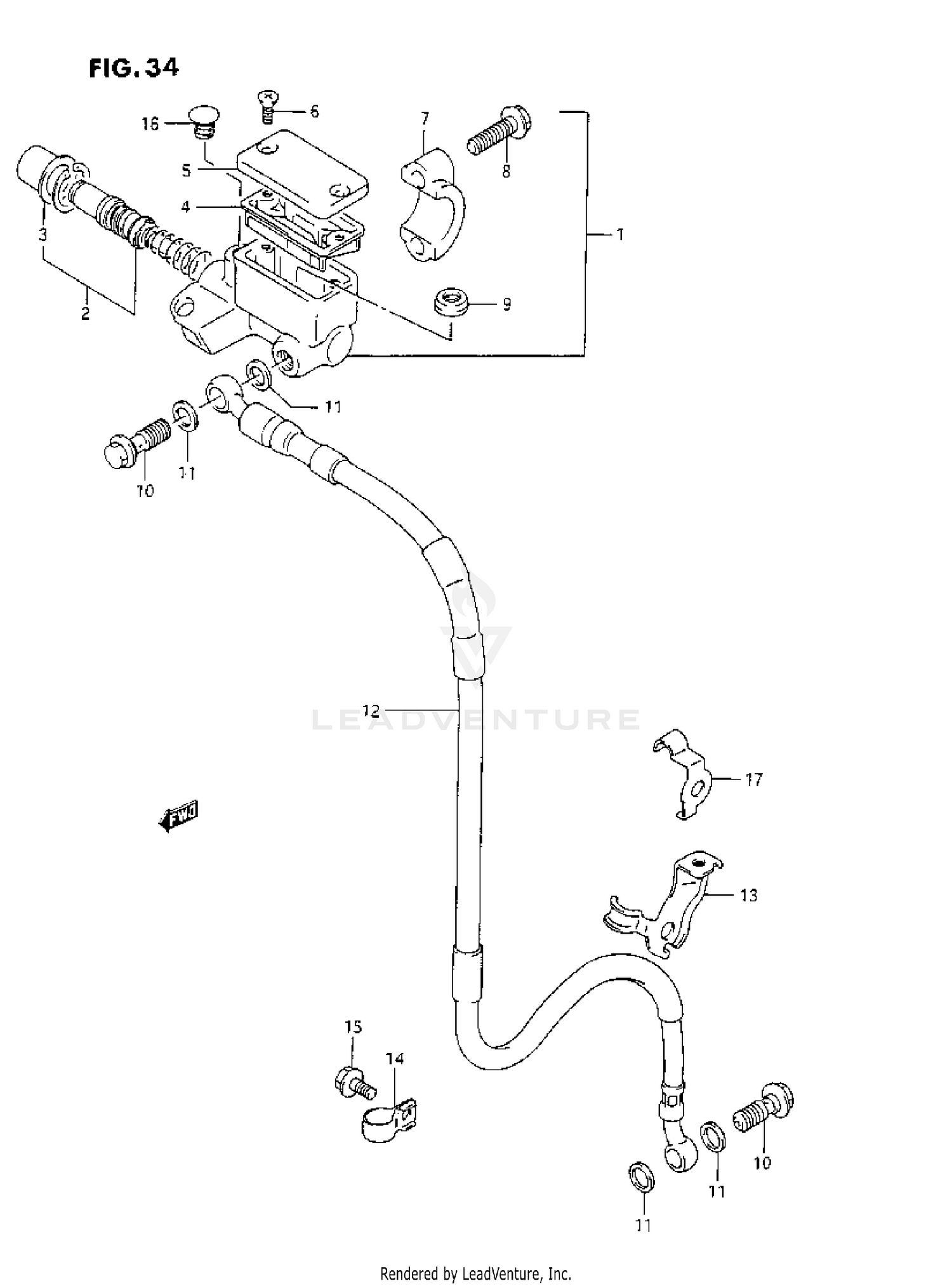 FRONT MASTER CYLINDER