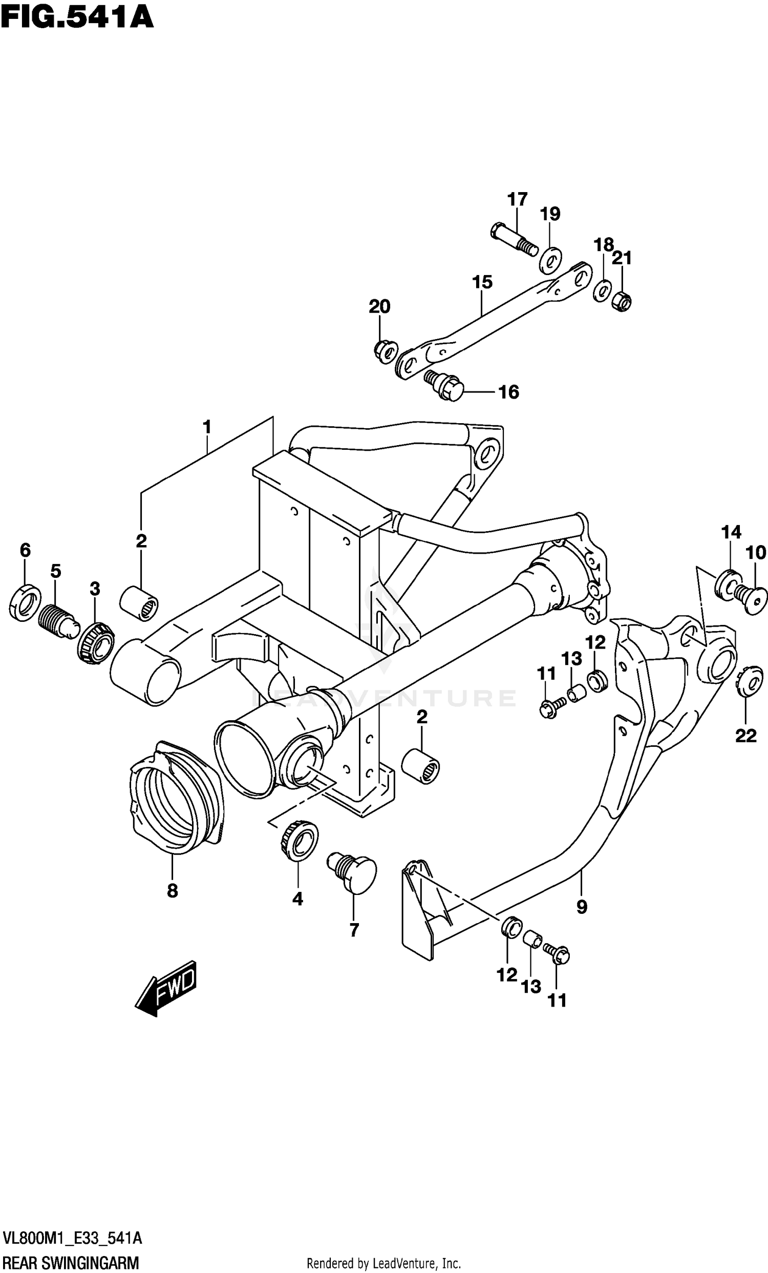 REAR SWINGINGARM