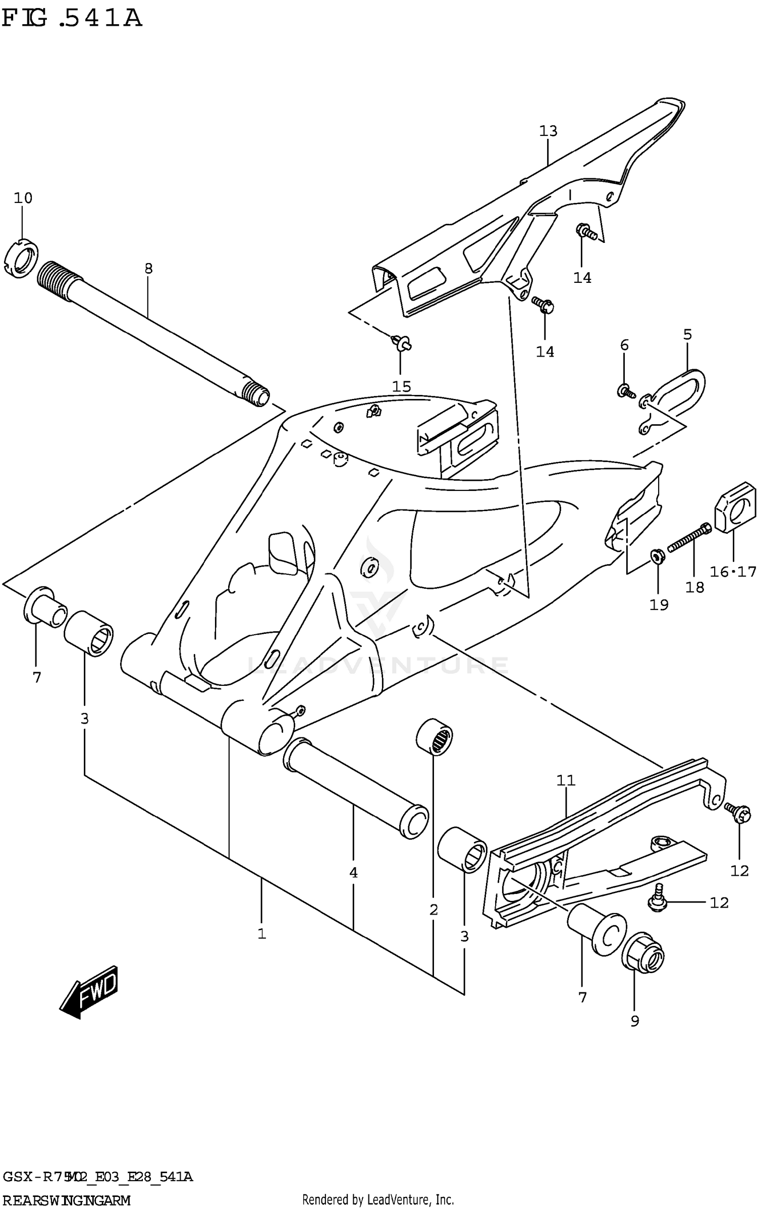 REAR SWINGINGARM