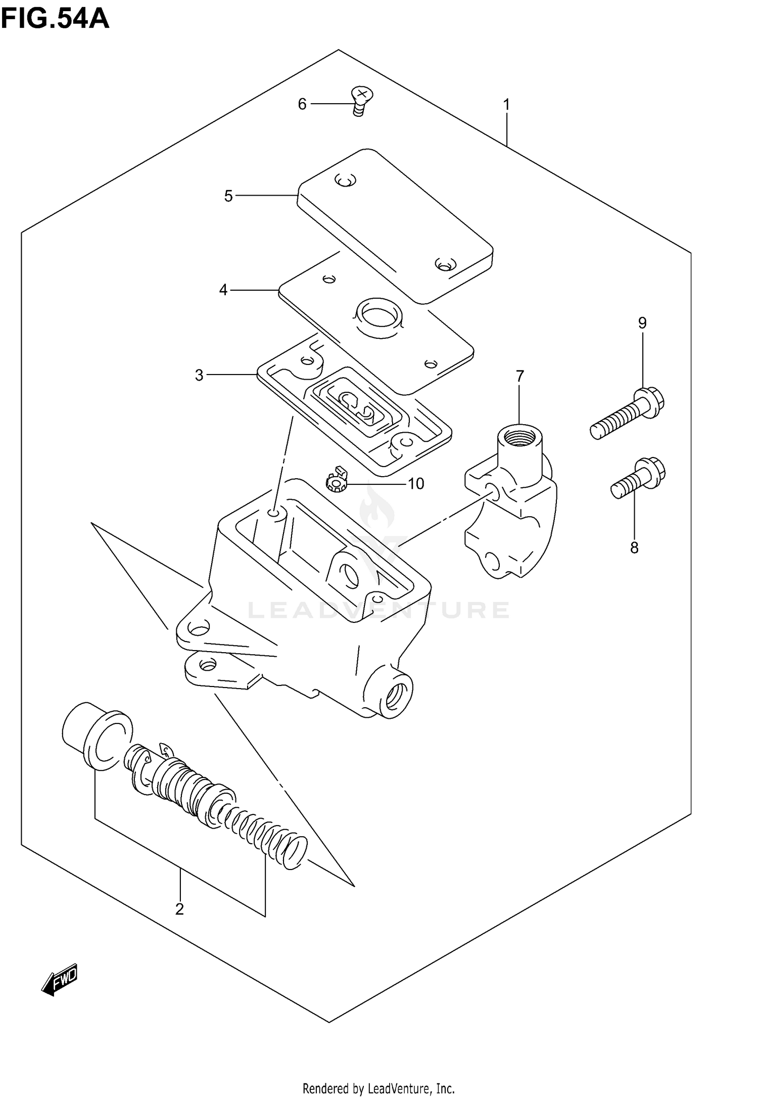 FRONT MASTER CYLINDER (GSF1200K1/K2/K3)