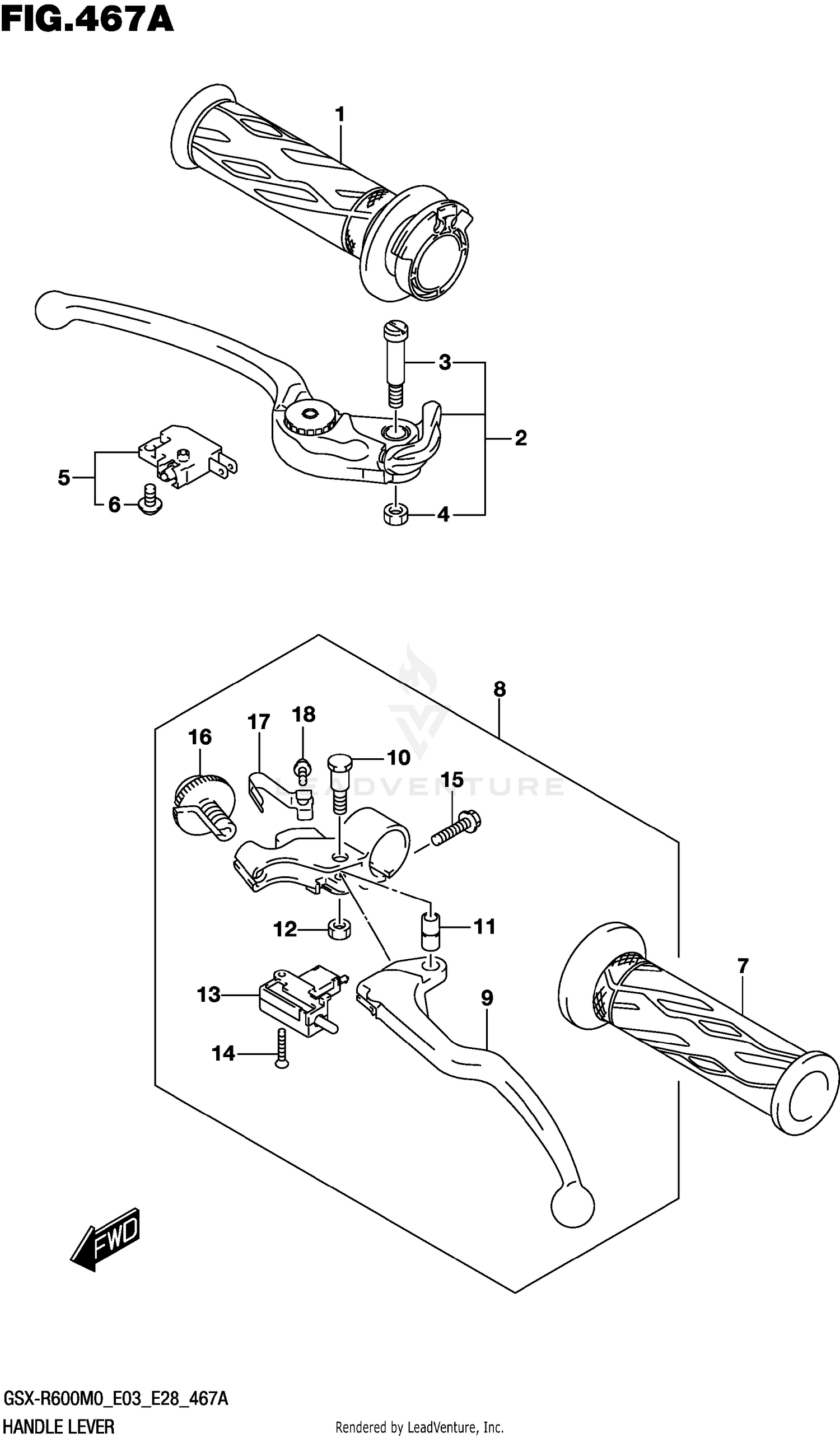 HANDLE LEVER