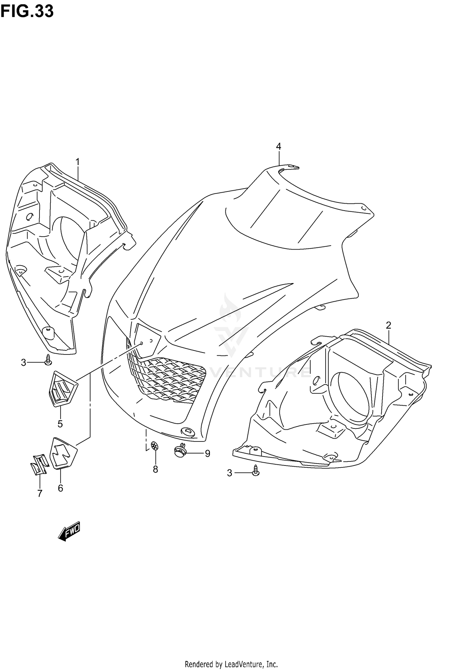 HEADLAMP HOUSING
