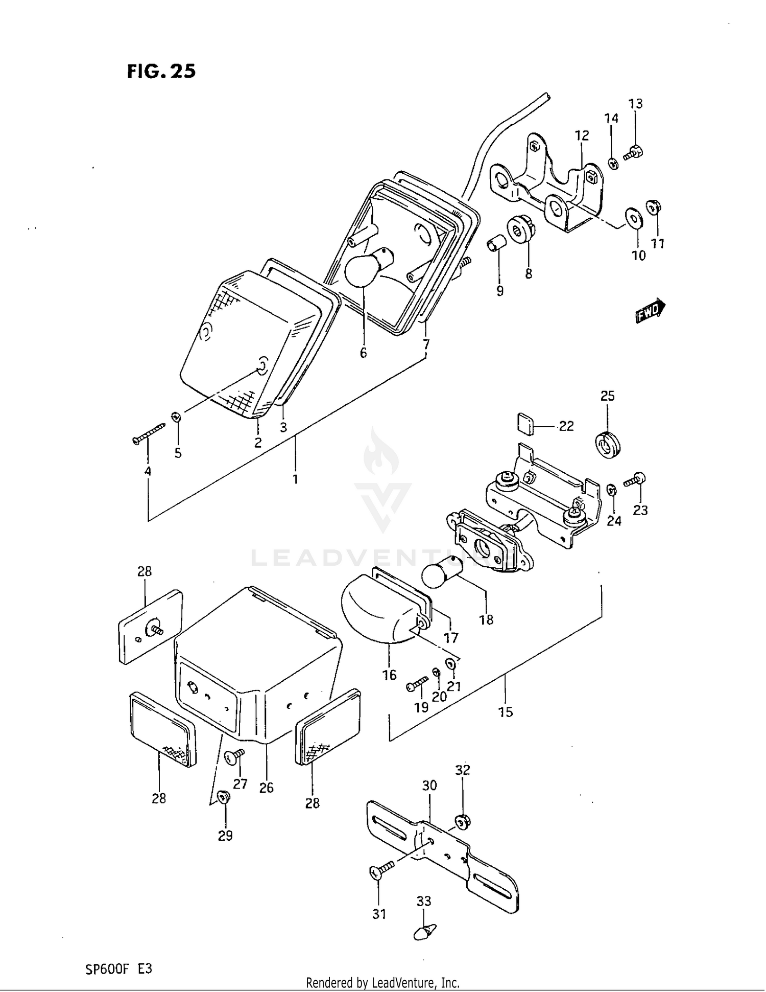 REAR COMBINATION LAMP