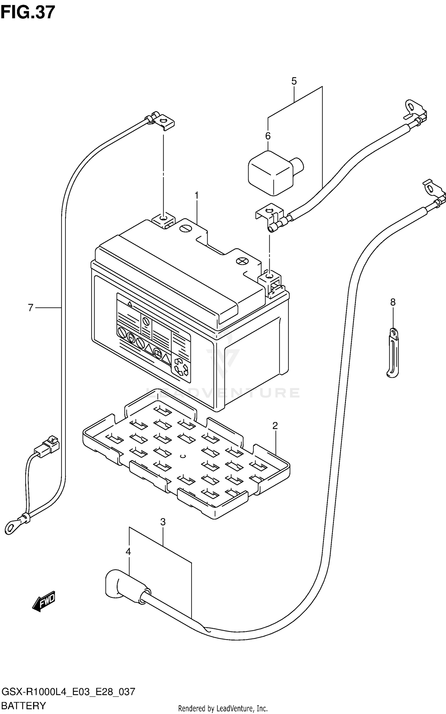BATTERY (GSX-R1000L4 E28)