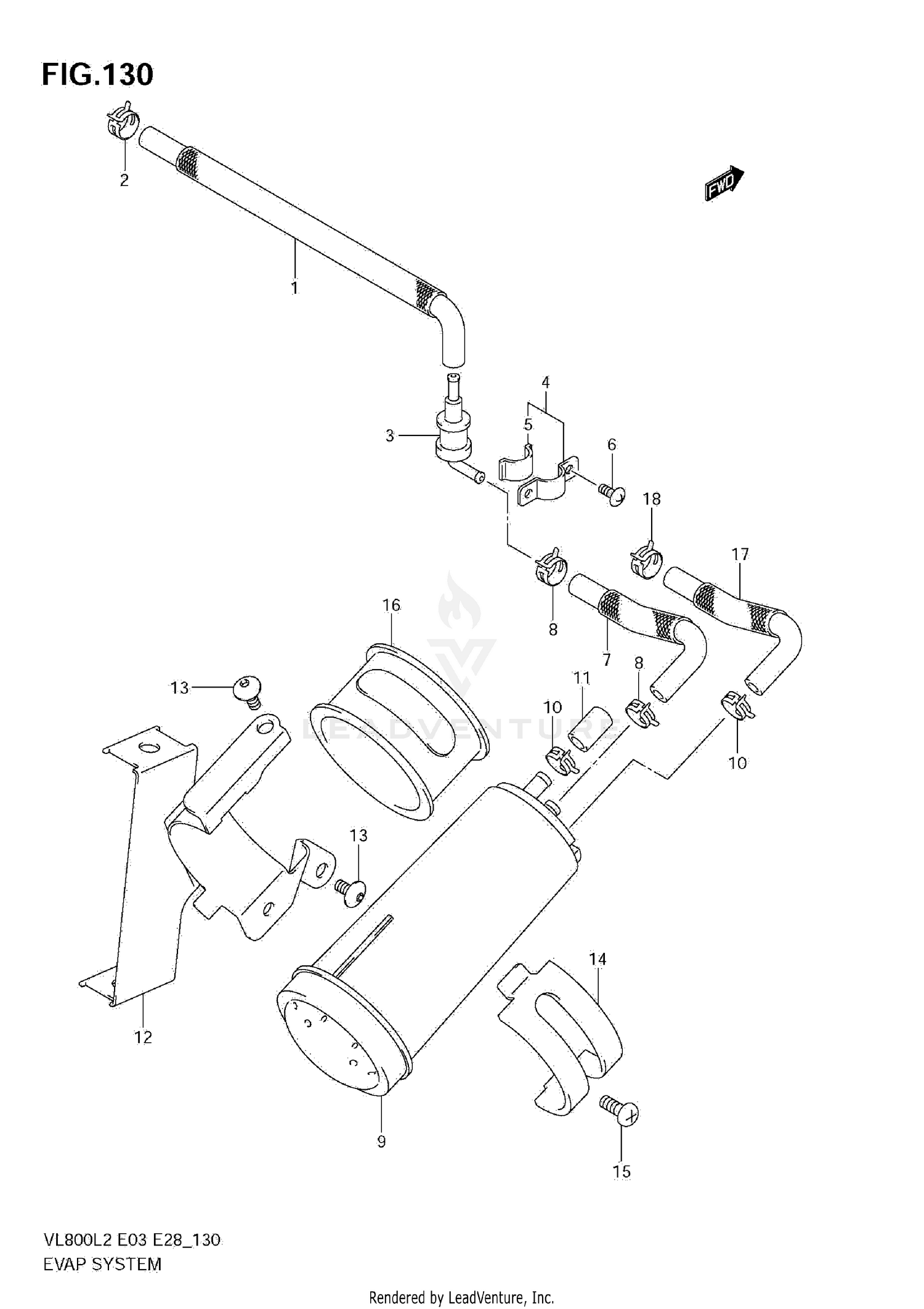 EVAP SYSTEM (VL800C  E33)