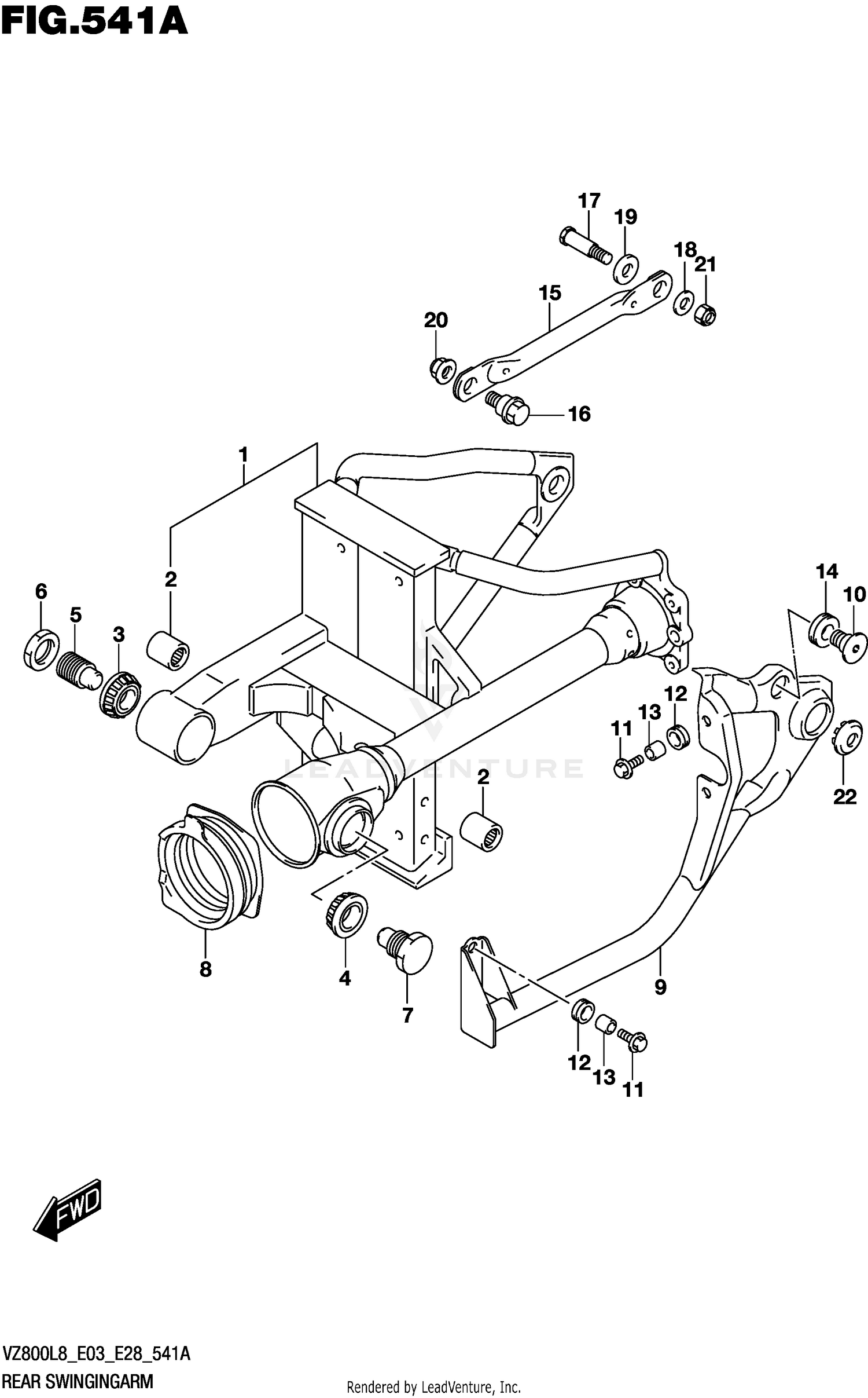REAR SWINGINGARM