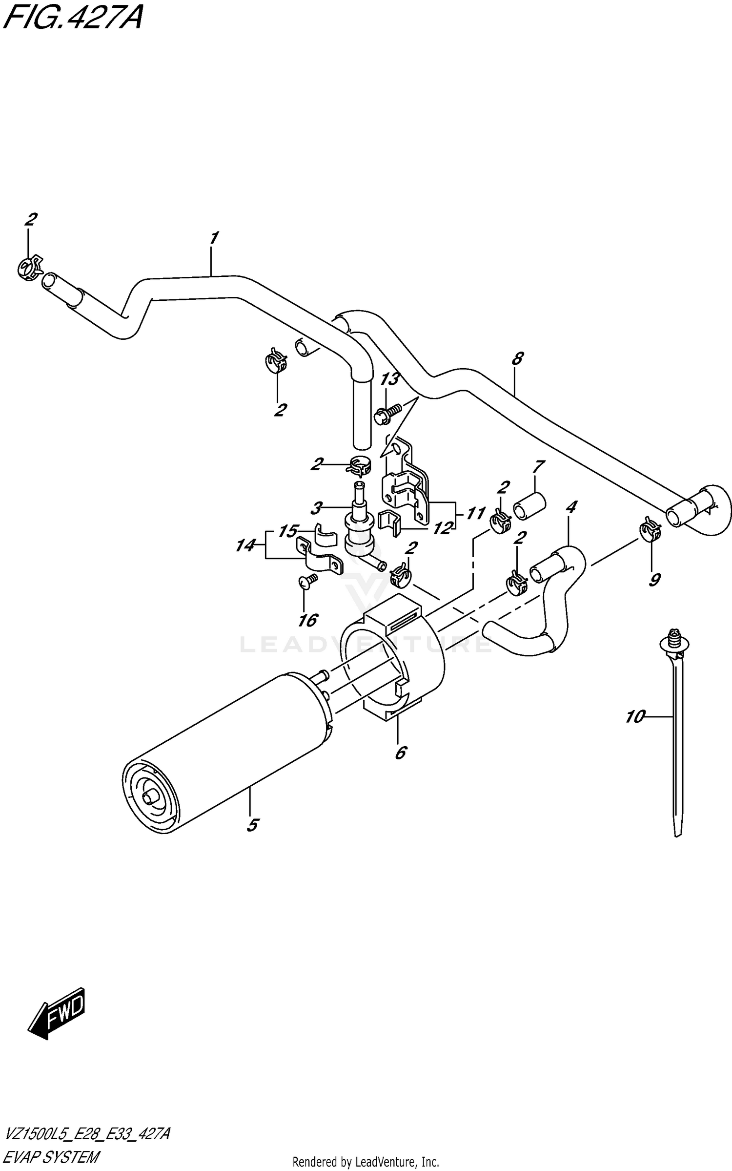 EVAP SYSTEM (VZ1500L5 E33)