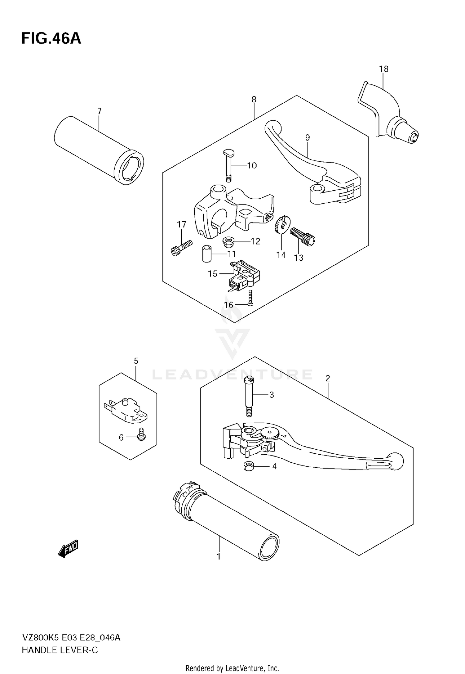HANDLE LEVER (MODEL K7/K8/K9)