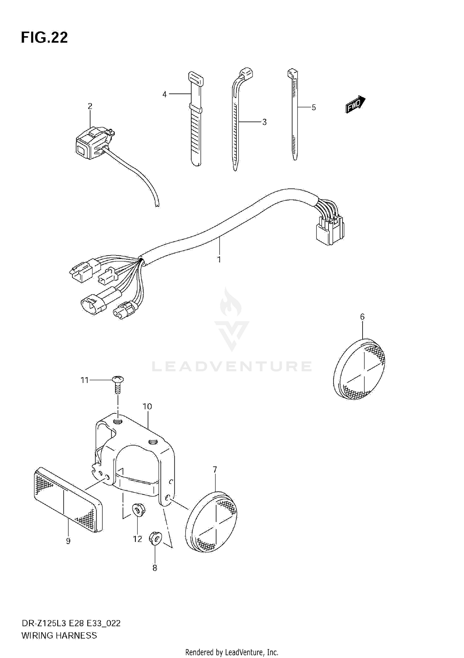 WIRING HARNESS (DR-Z125L3 E28)