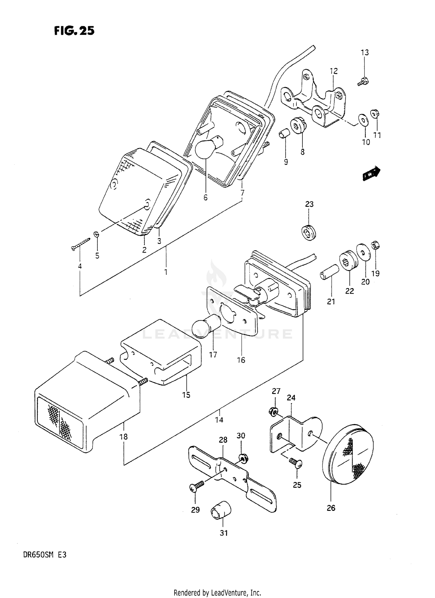 REAR COMBINATION LAMP
