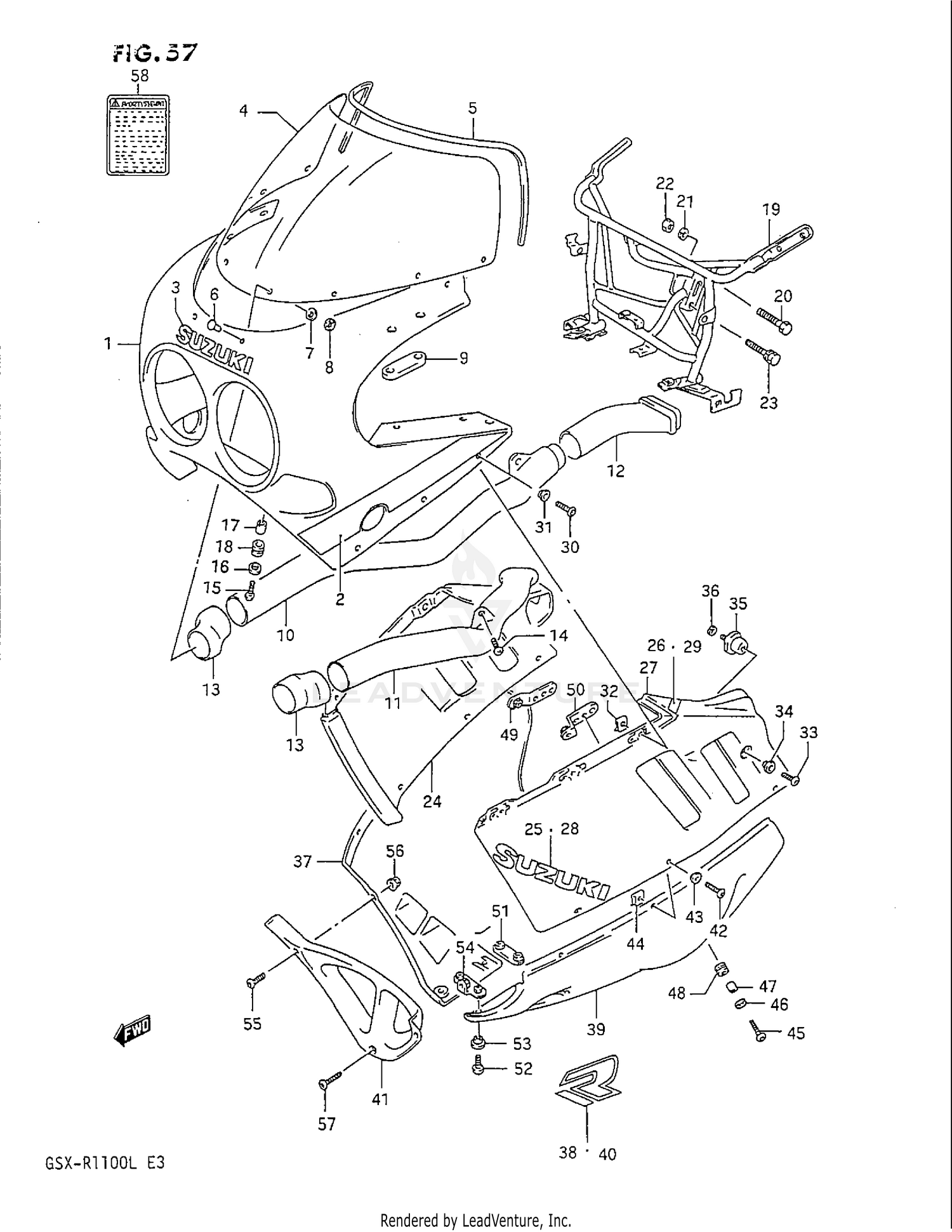 COWLING (MODEL K 9SR)