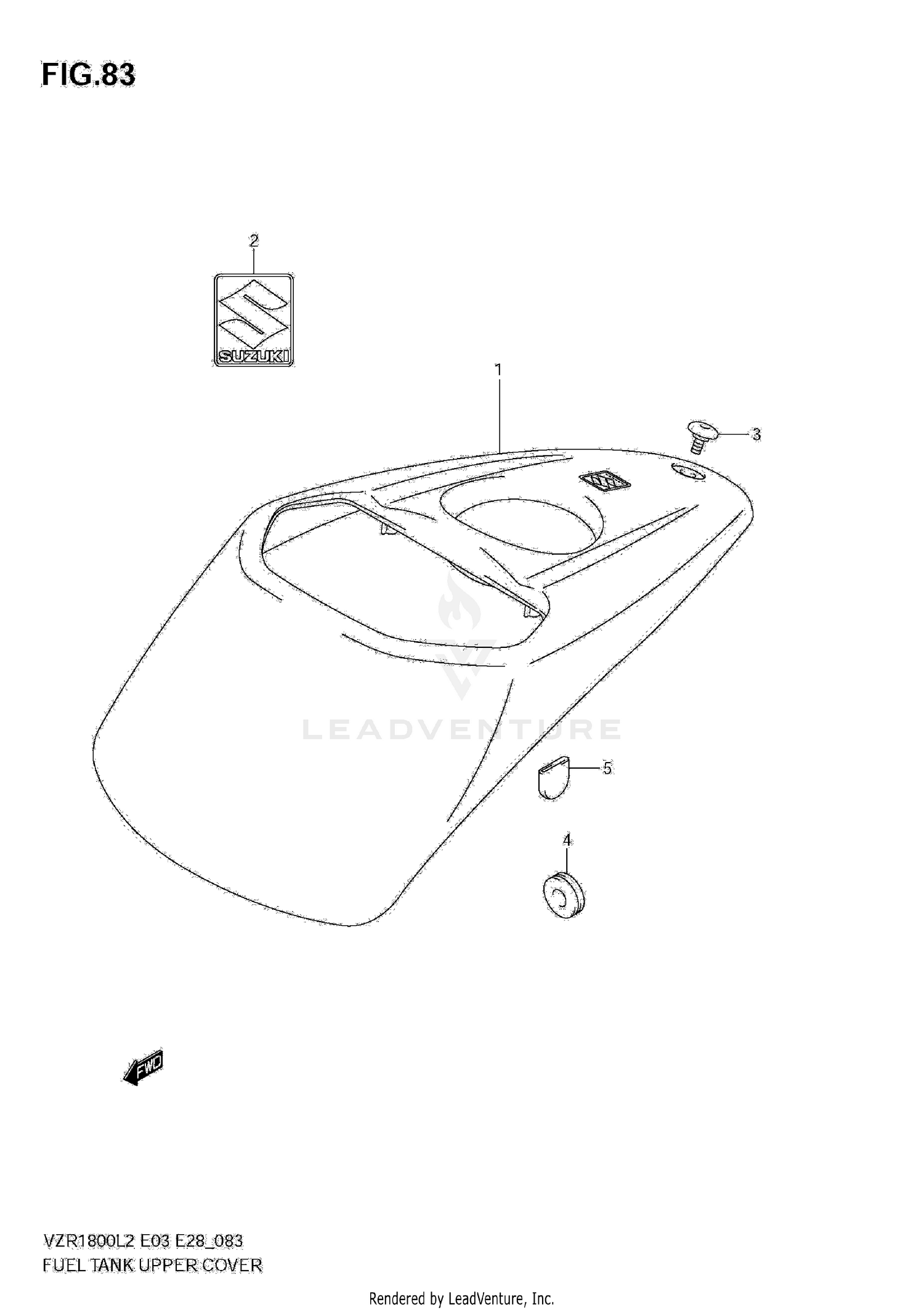 FUEL TANK UPPER COVER