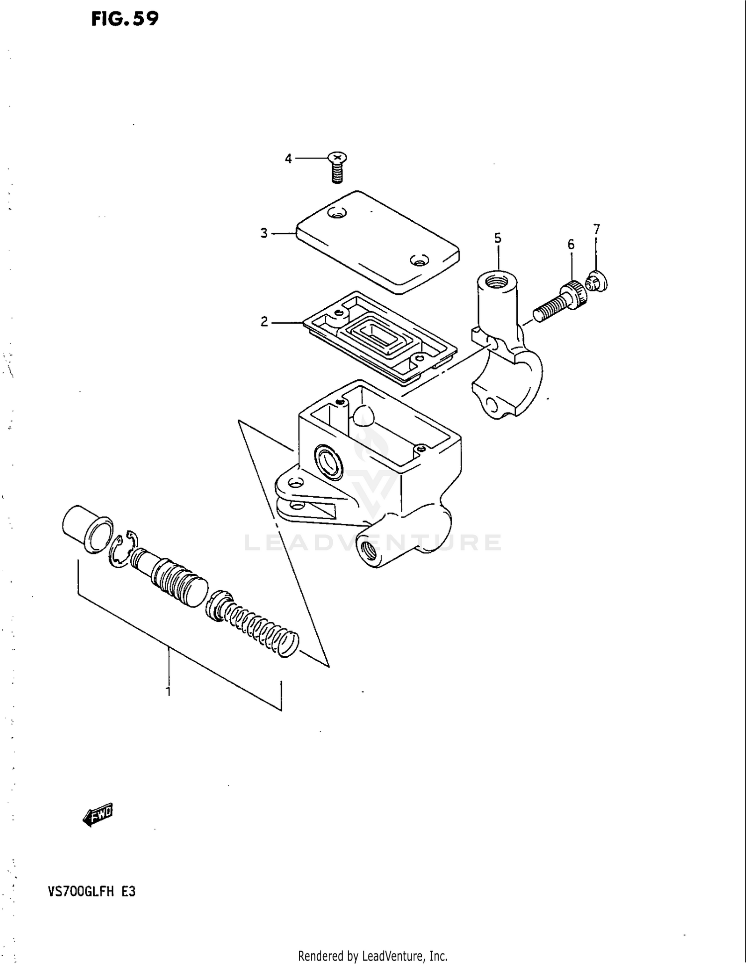 FRONT MASTER CYLINDER (VS700GLFG/GLEFG/GLFH/GLEFH)