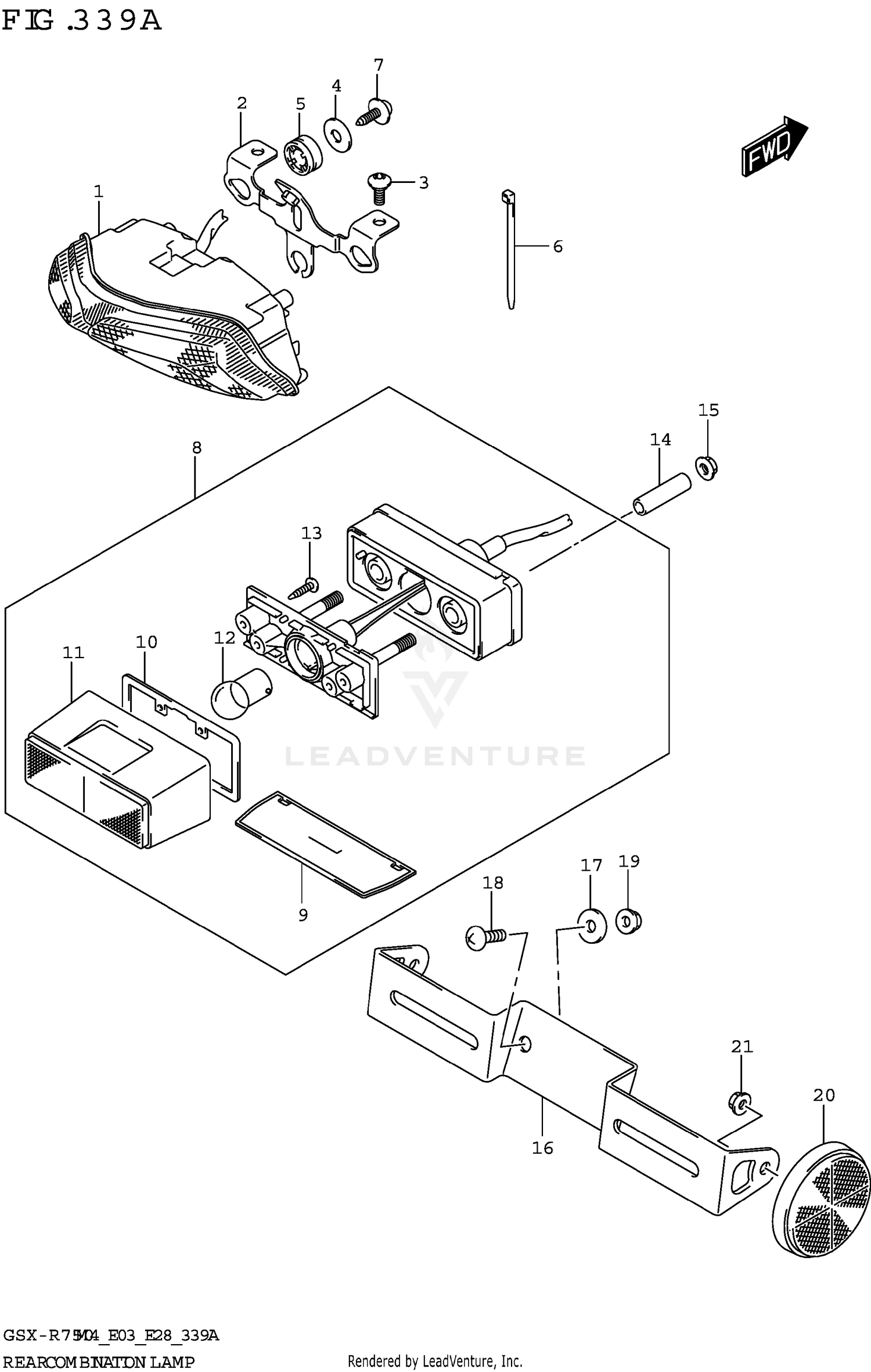 REAR COMBINATION LAMP