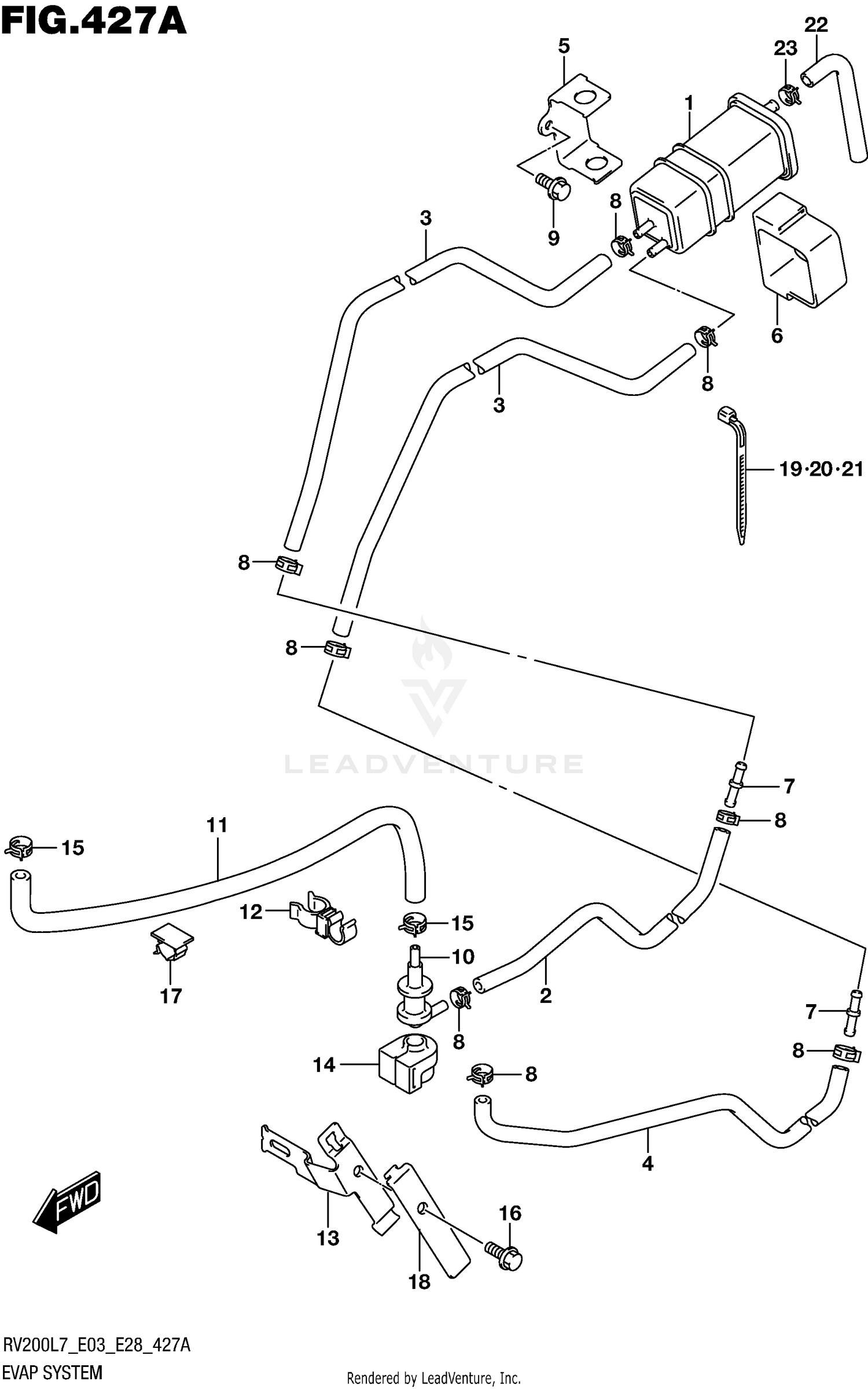 EVAP SYSTEM (RV200L7 E33)