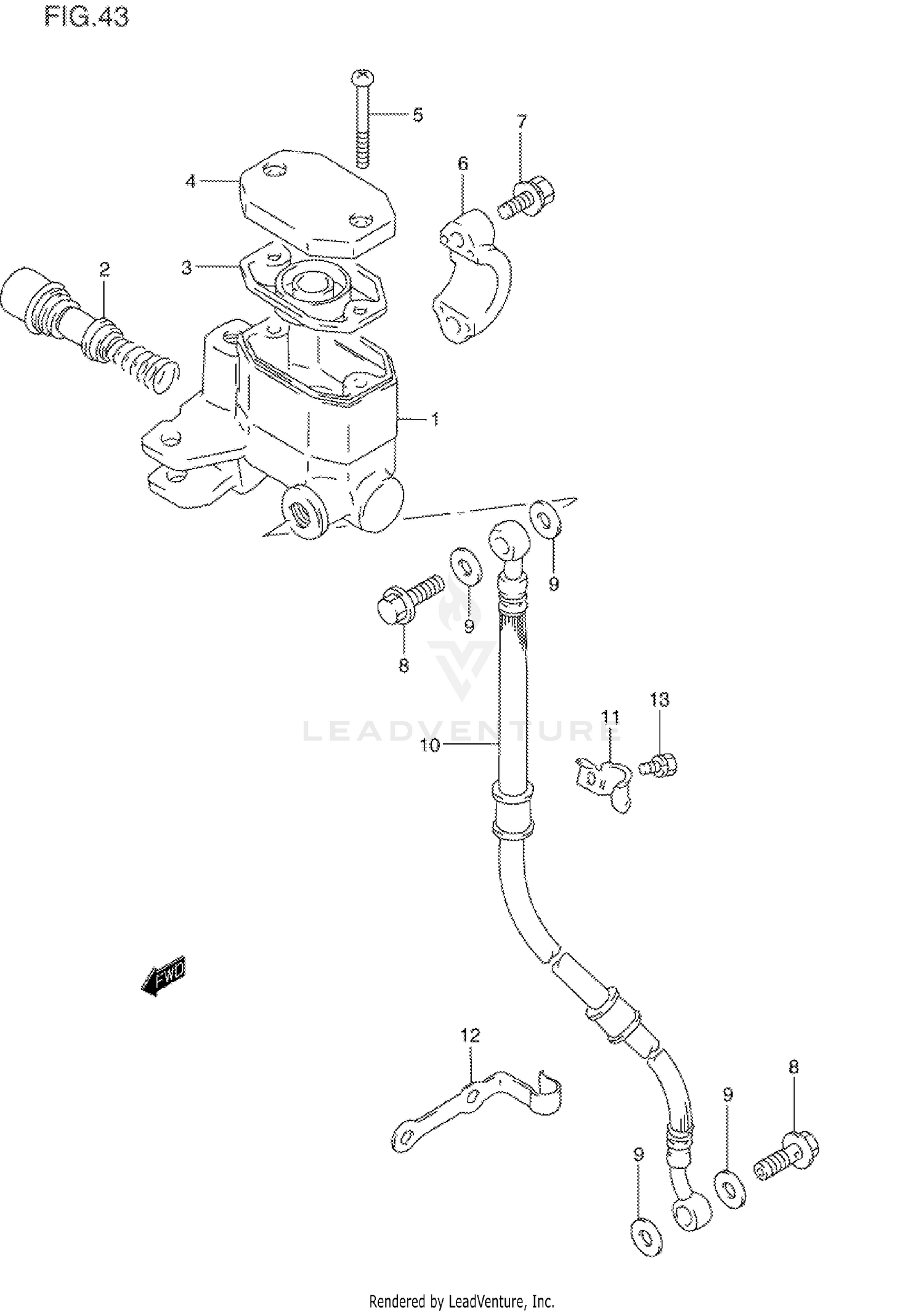 FRONT MASTER CYLINDER