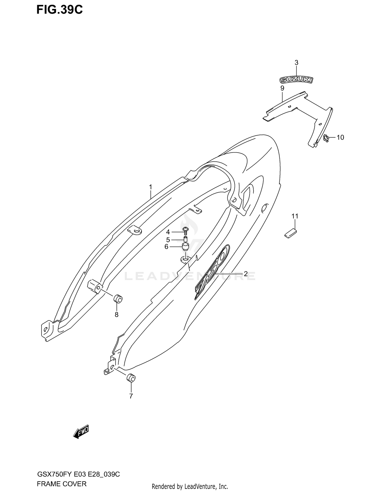FRAME COVER (MODEL K3)