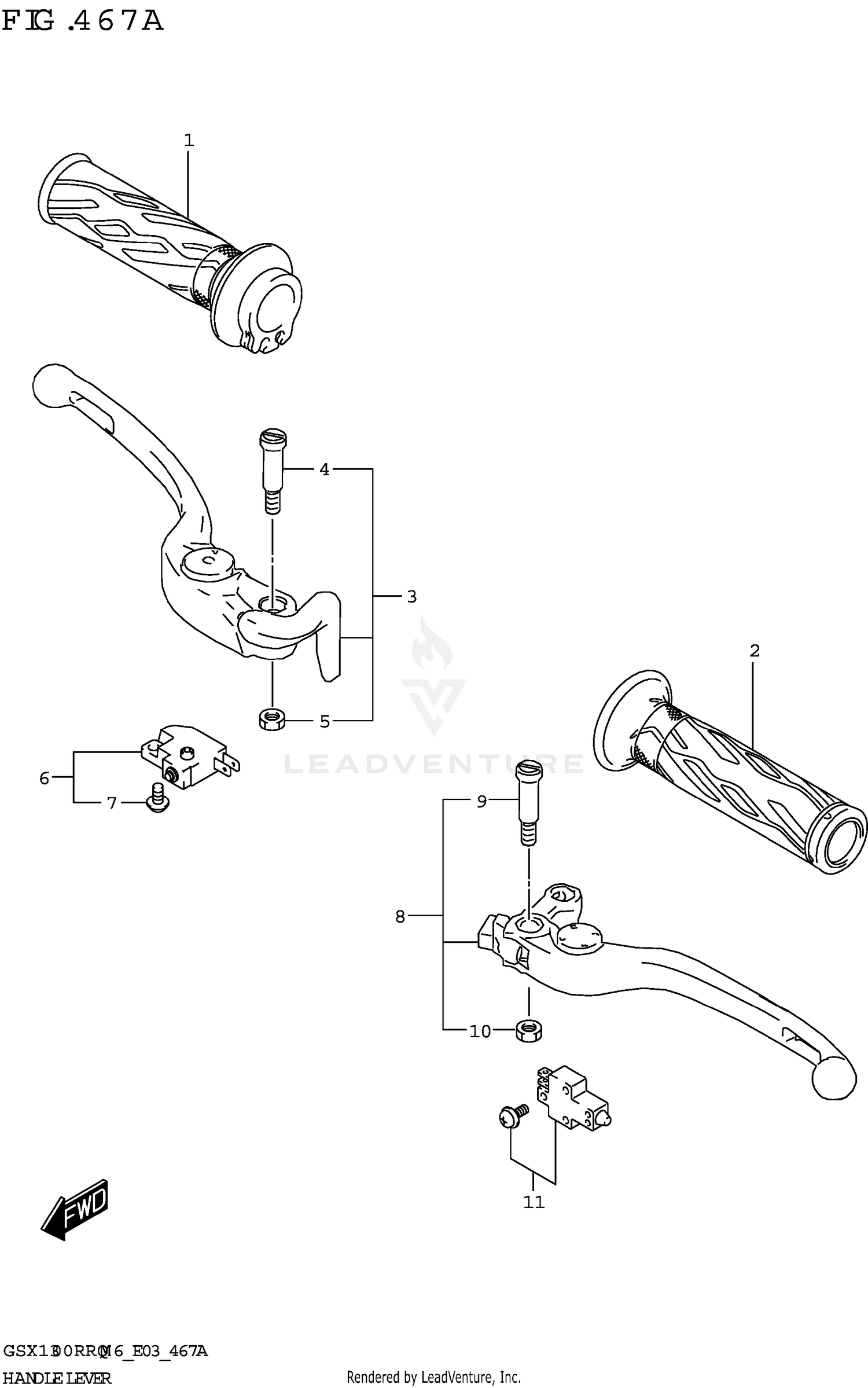 HANDLE LEVER