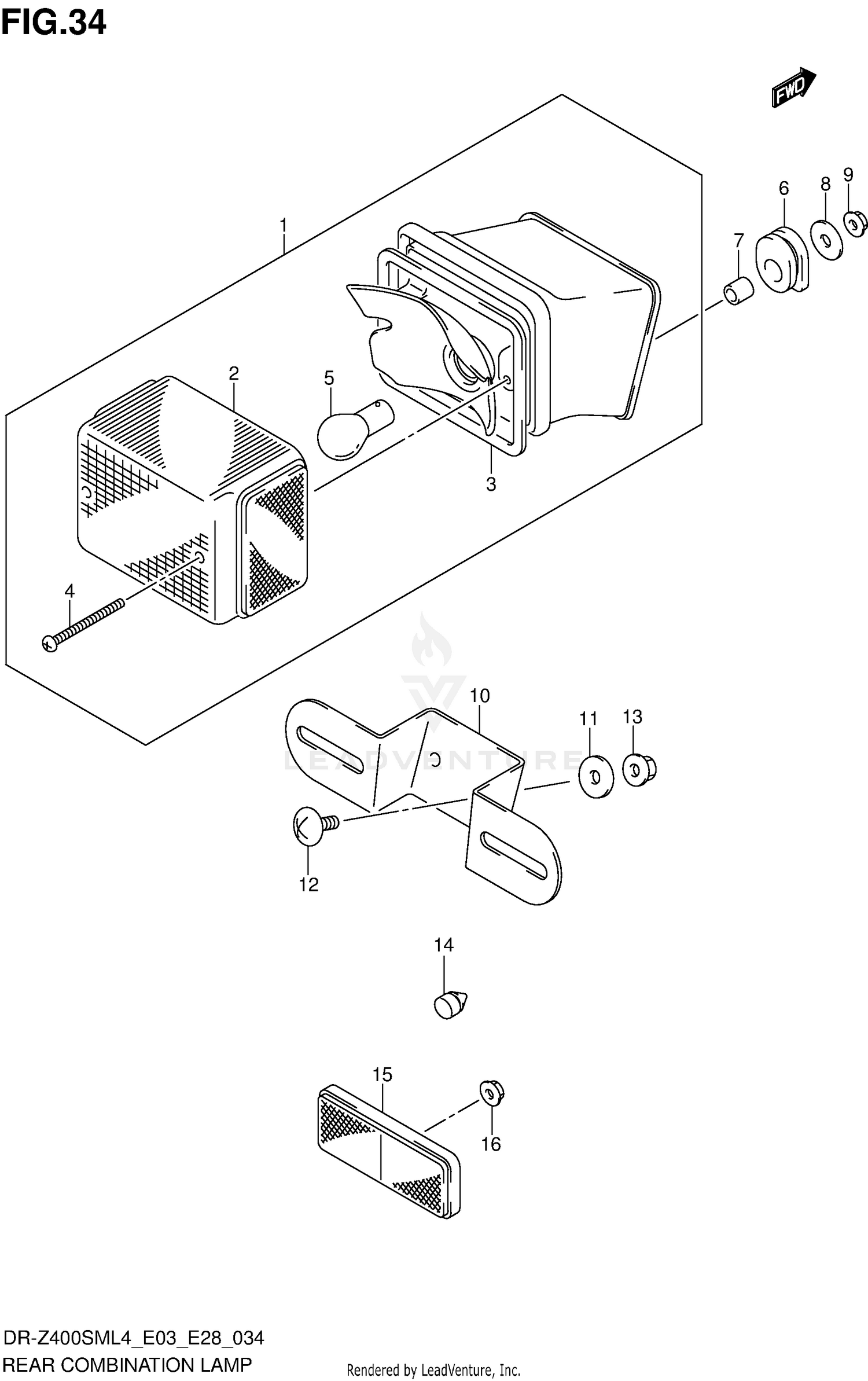 REAR COMBINATION LAMP