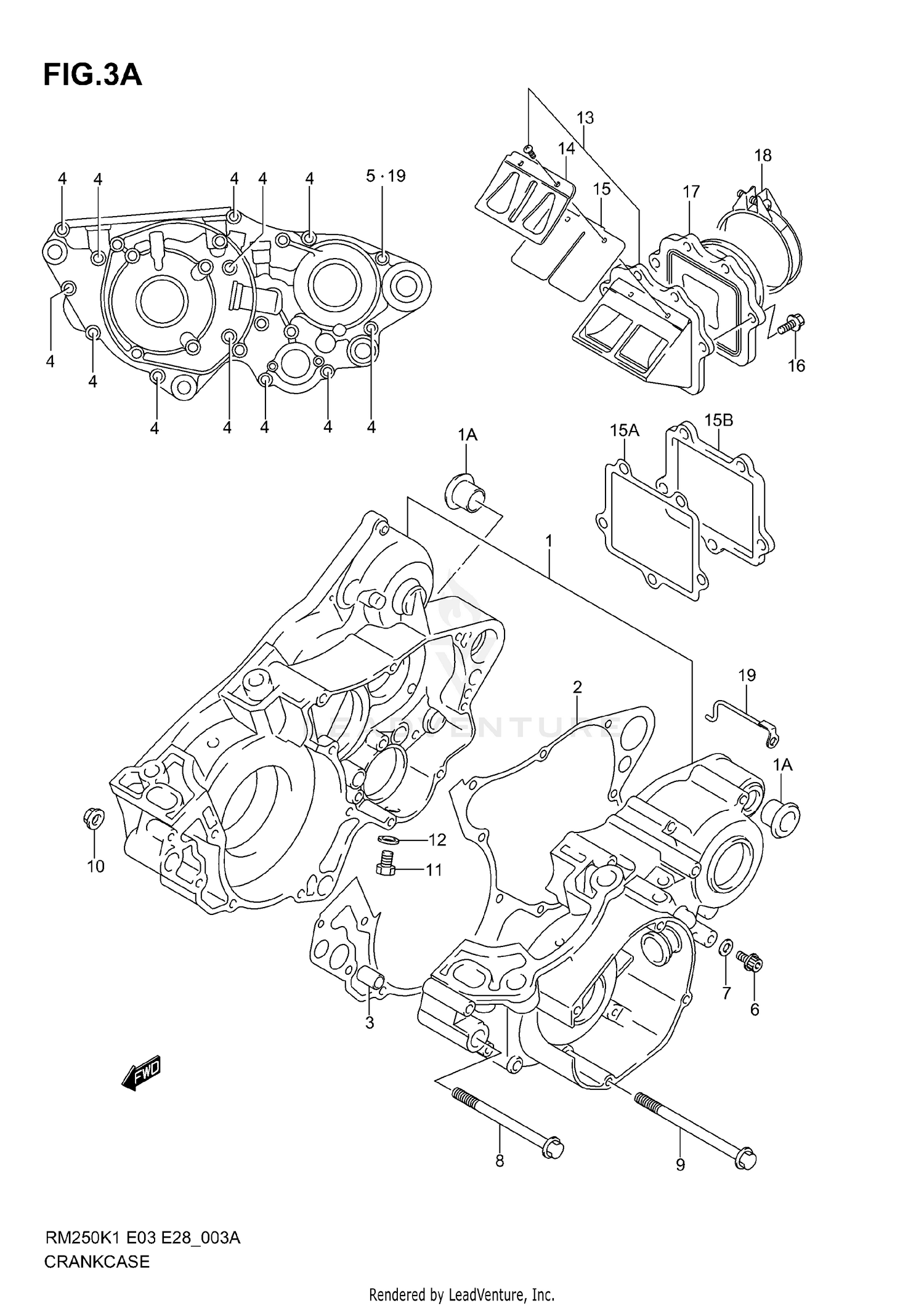 CRANKCASE (MODEL K3/K4/K5/K6)