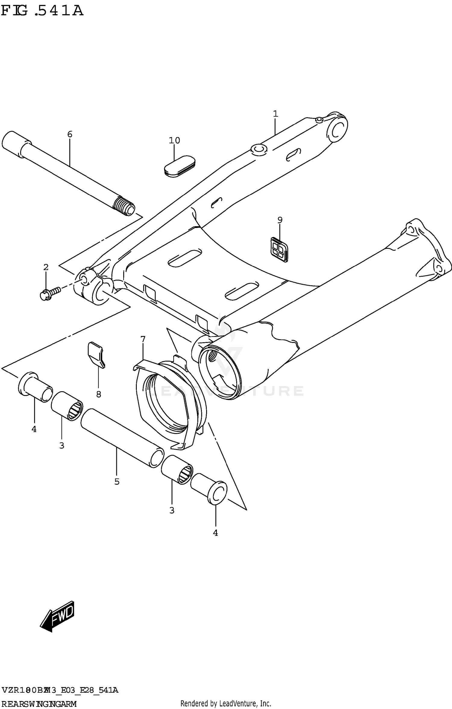 REAR SWINGINGARM