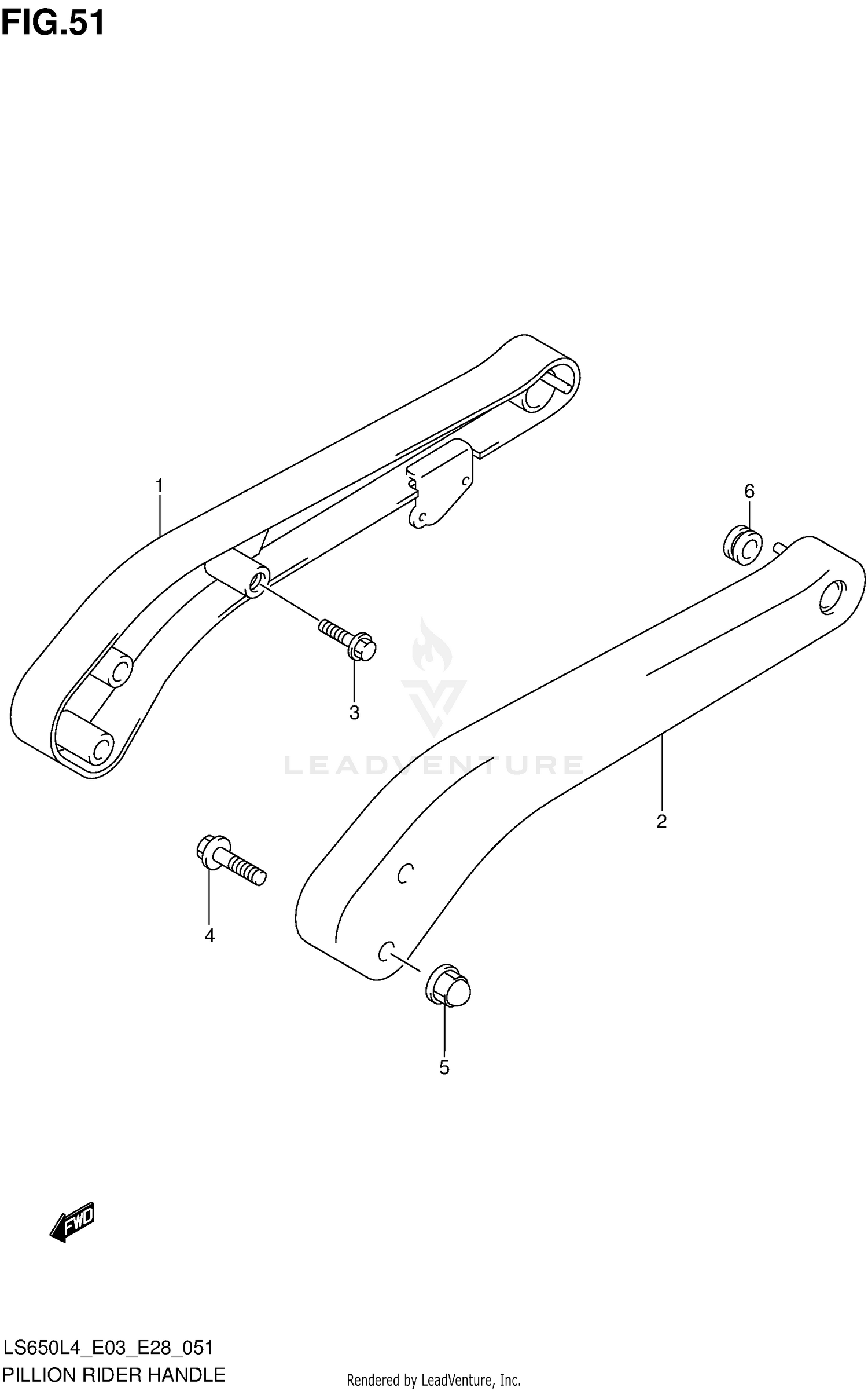 PILLION RIDER HANDLE