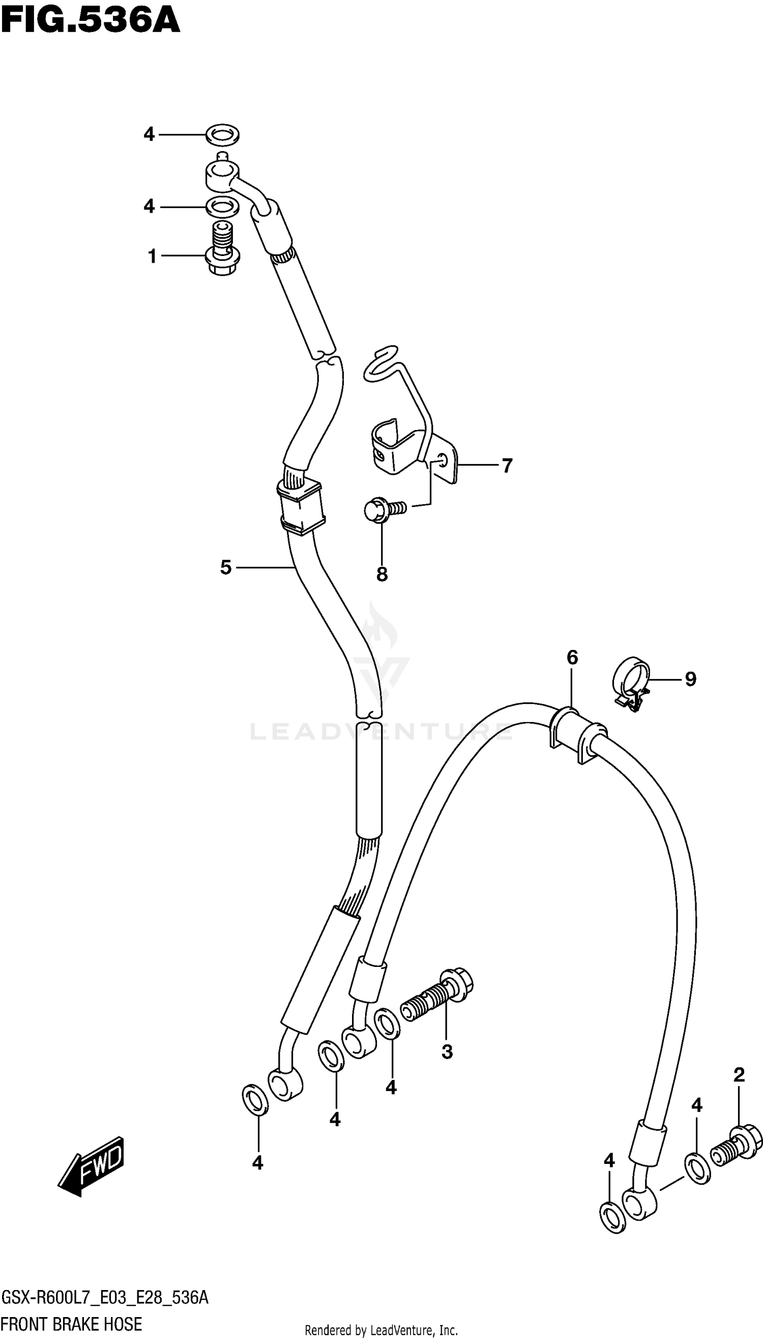 FRONT BRAKE HOSE