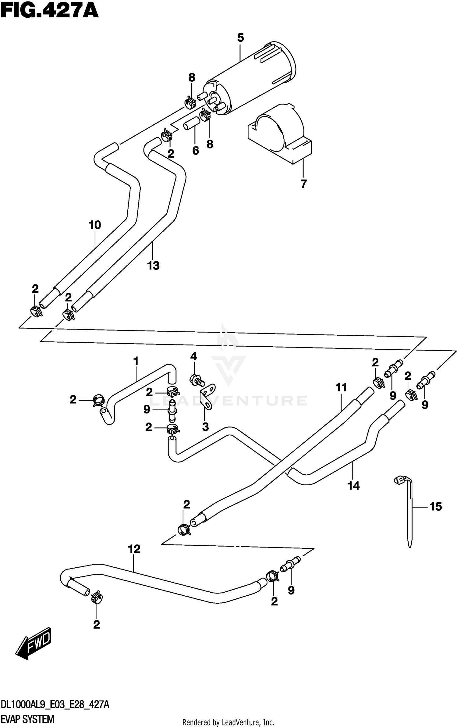 EVAP SYSTEM (DL1000XAL9 E33)