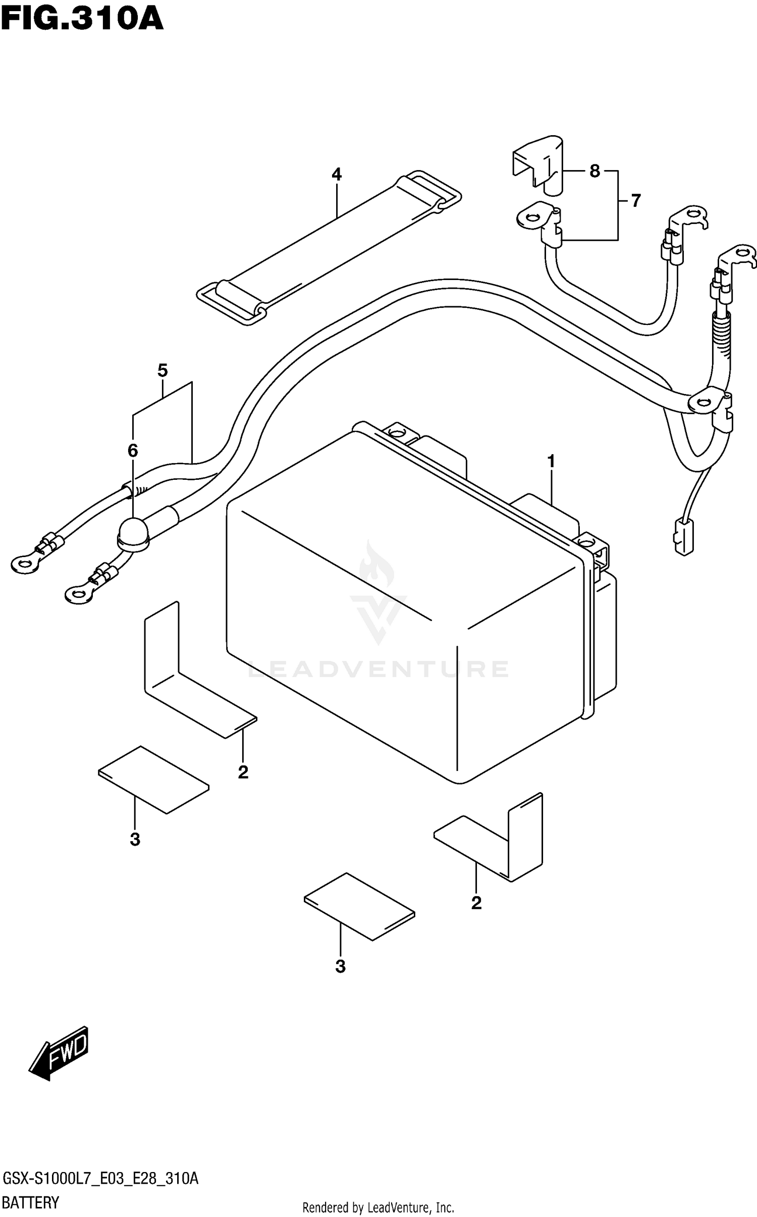 BATTERY (GSX-S1000L7 E33)