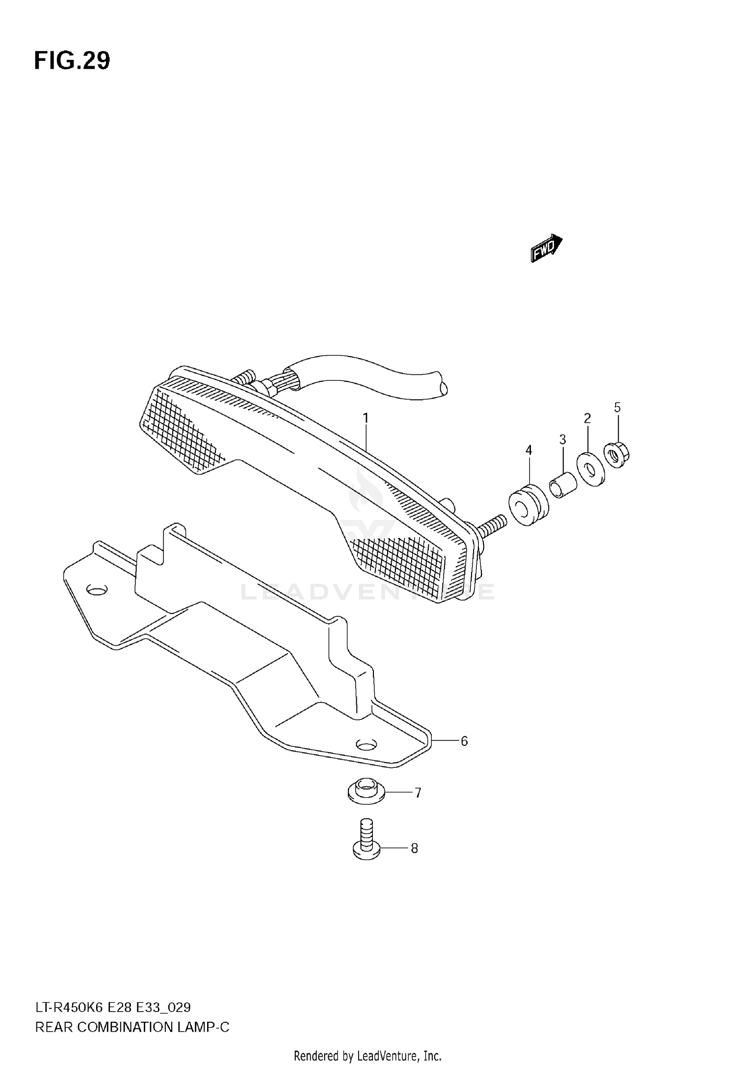 REAR COMBINATION (E33)