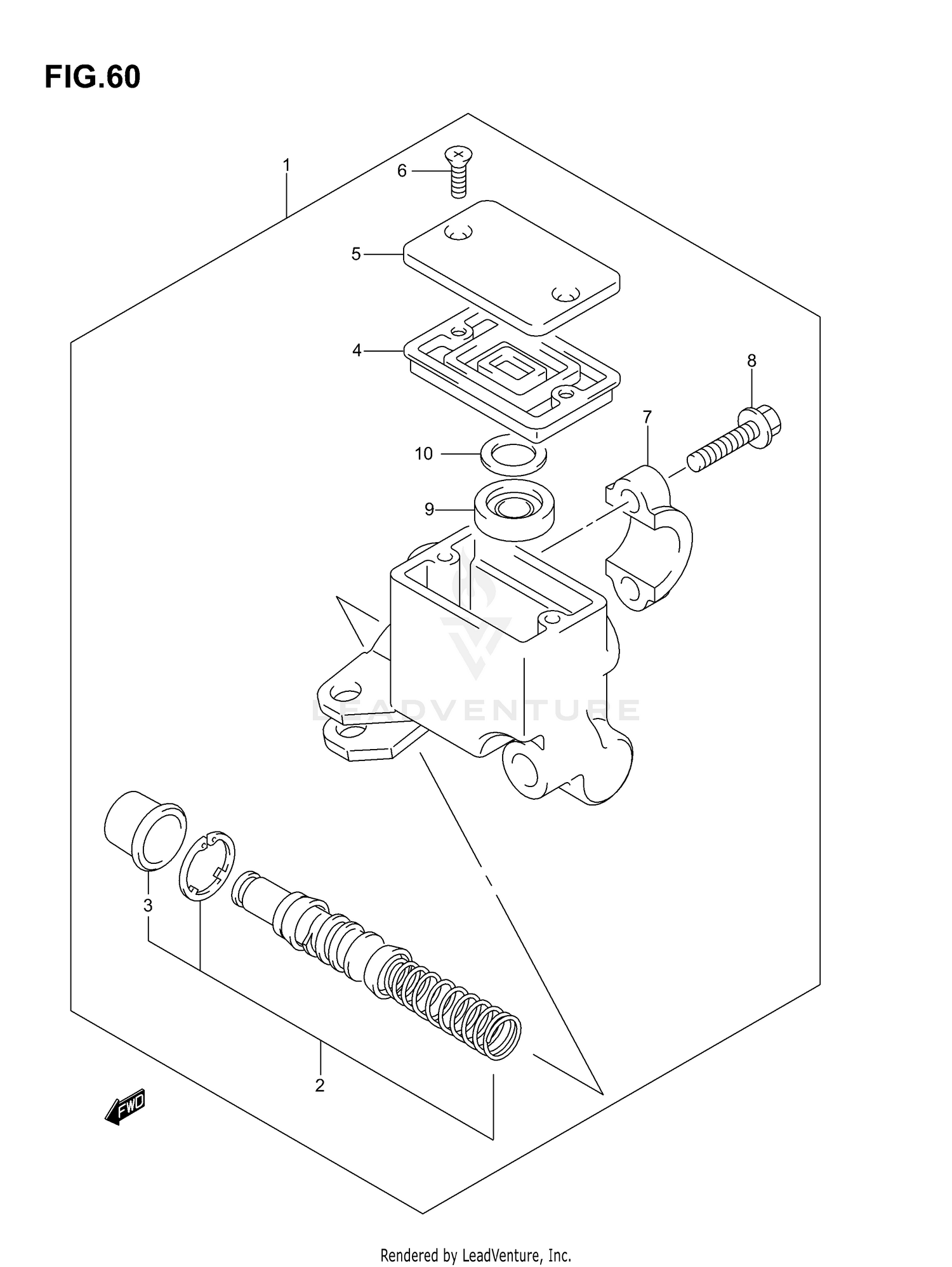 FRONT MASTER CYLINDER