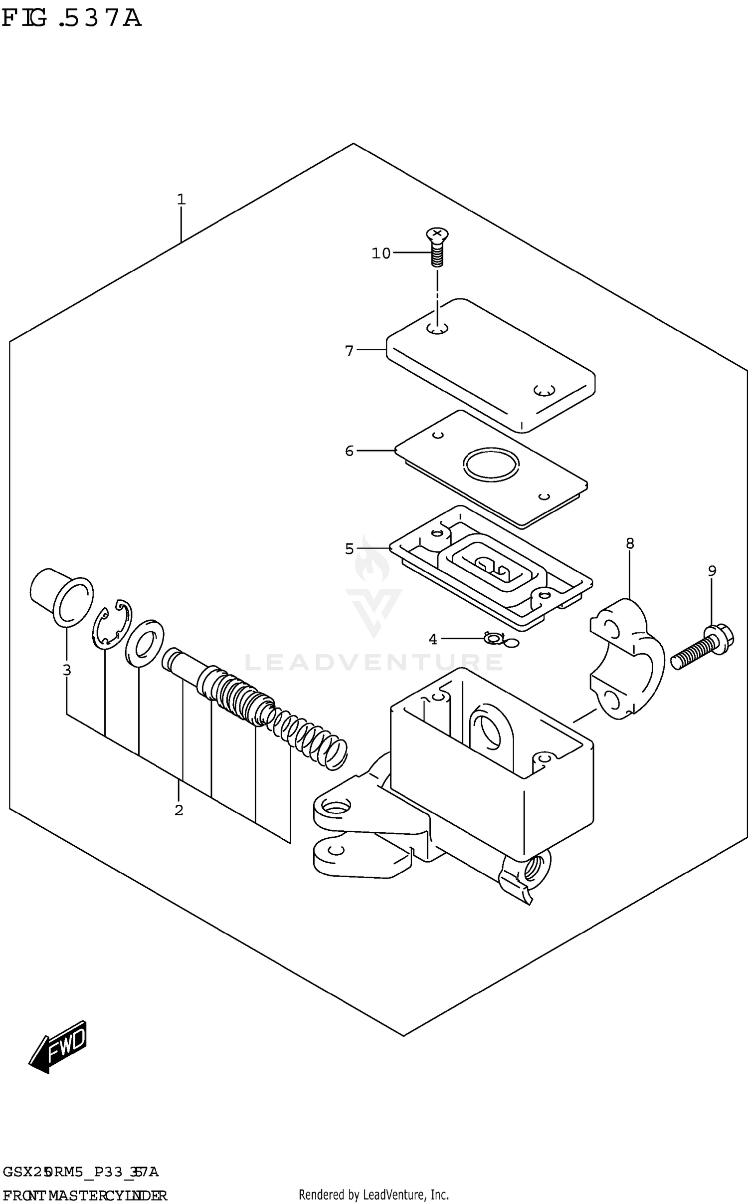 FRONT MASTER CYLINDER
