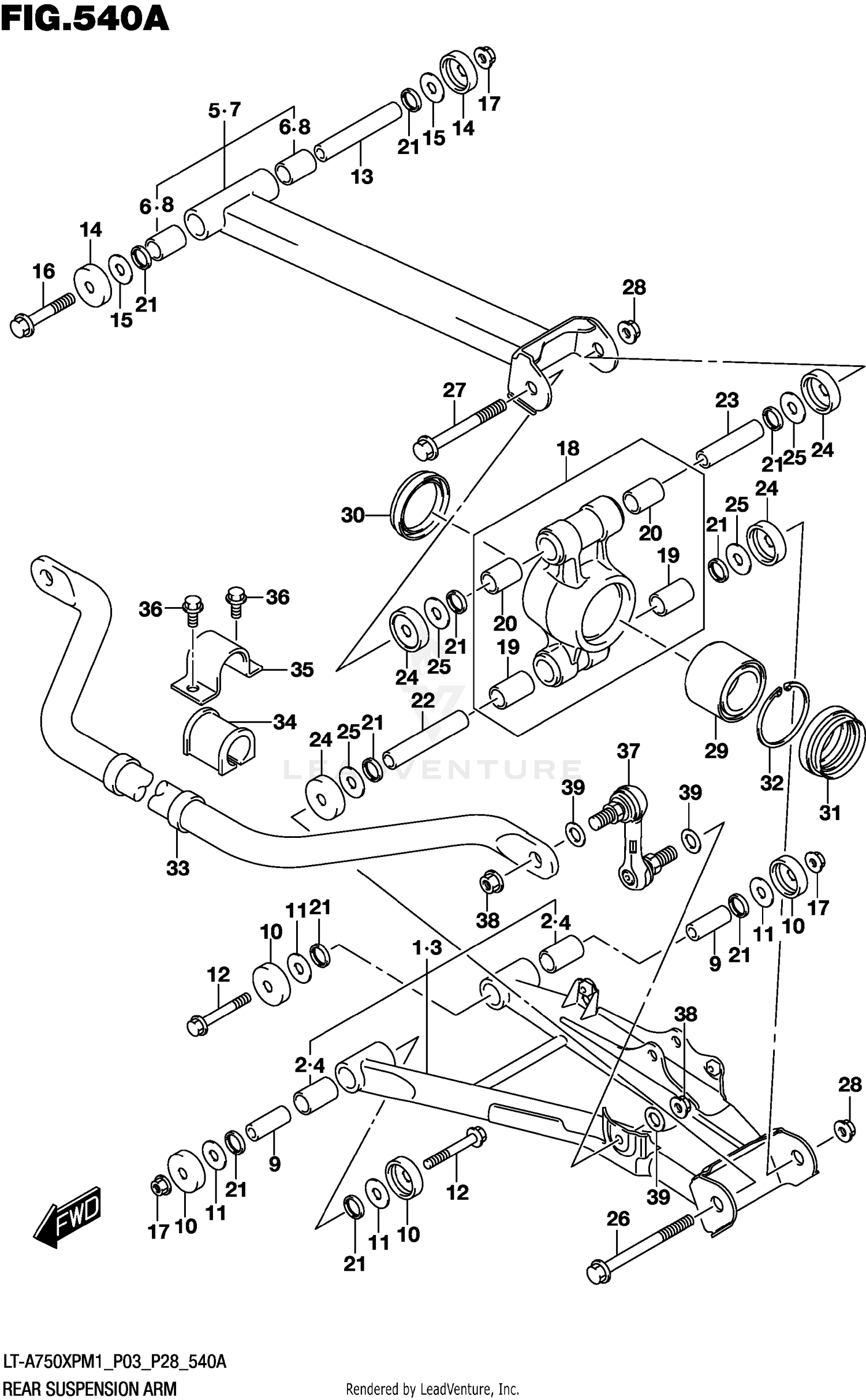 REAR SUSPENSION ARM