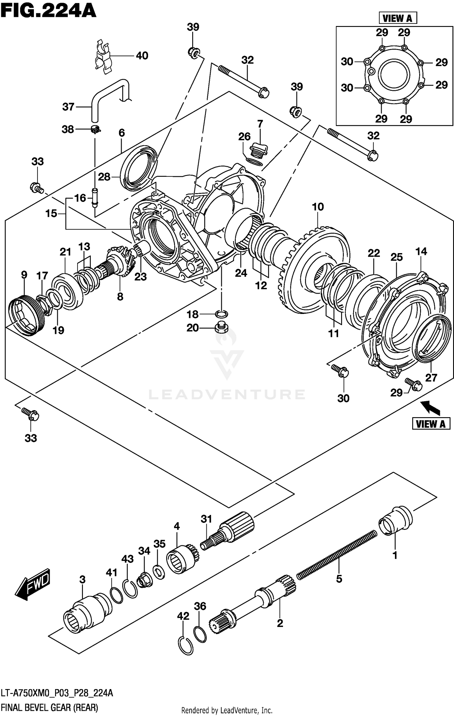 FINAL BEVEL GEAR (REAR)