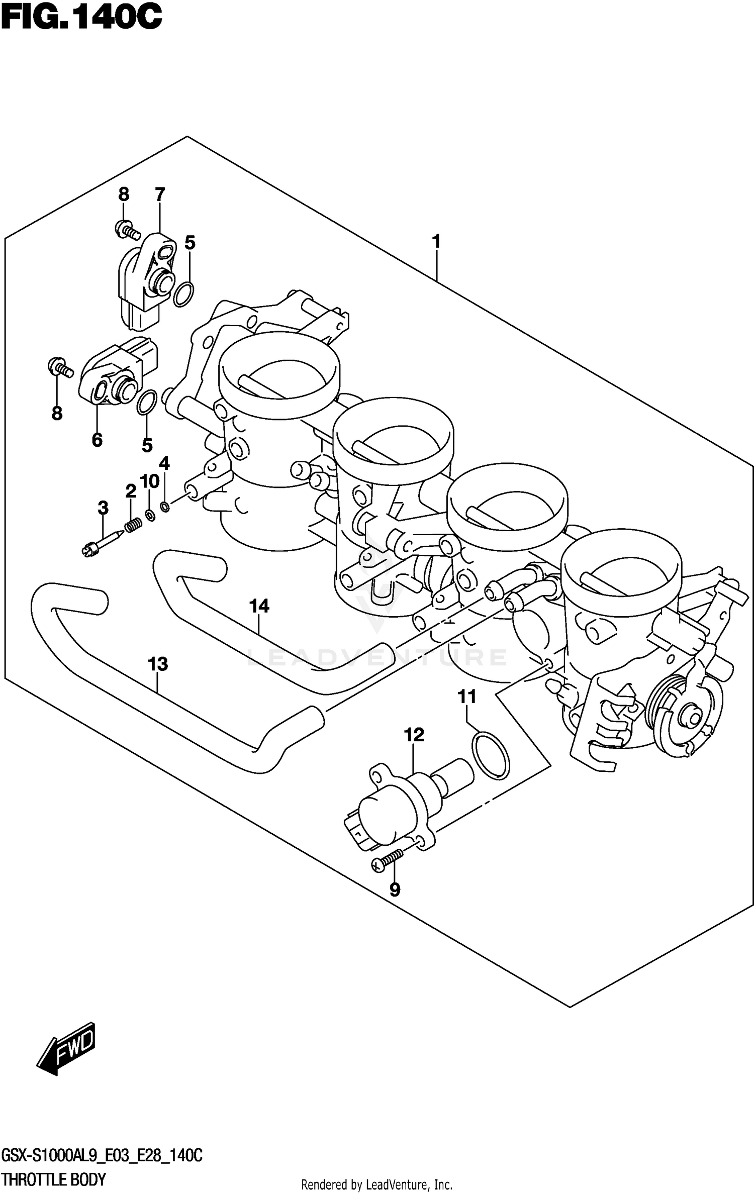 THROTTLE BODY (GSX-S1000AL9 E33)