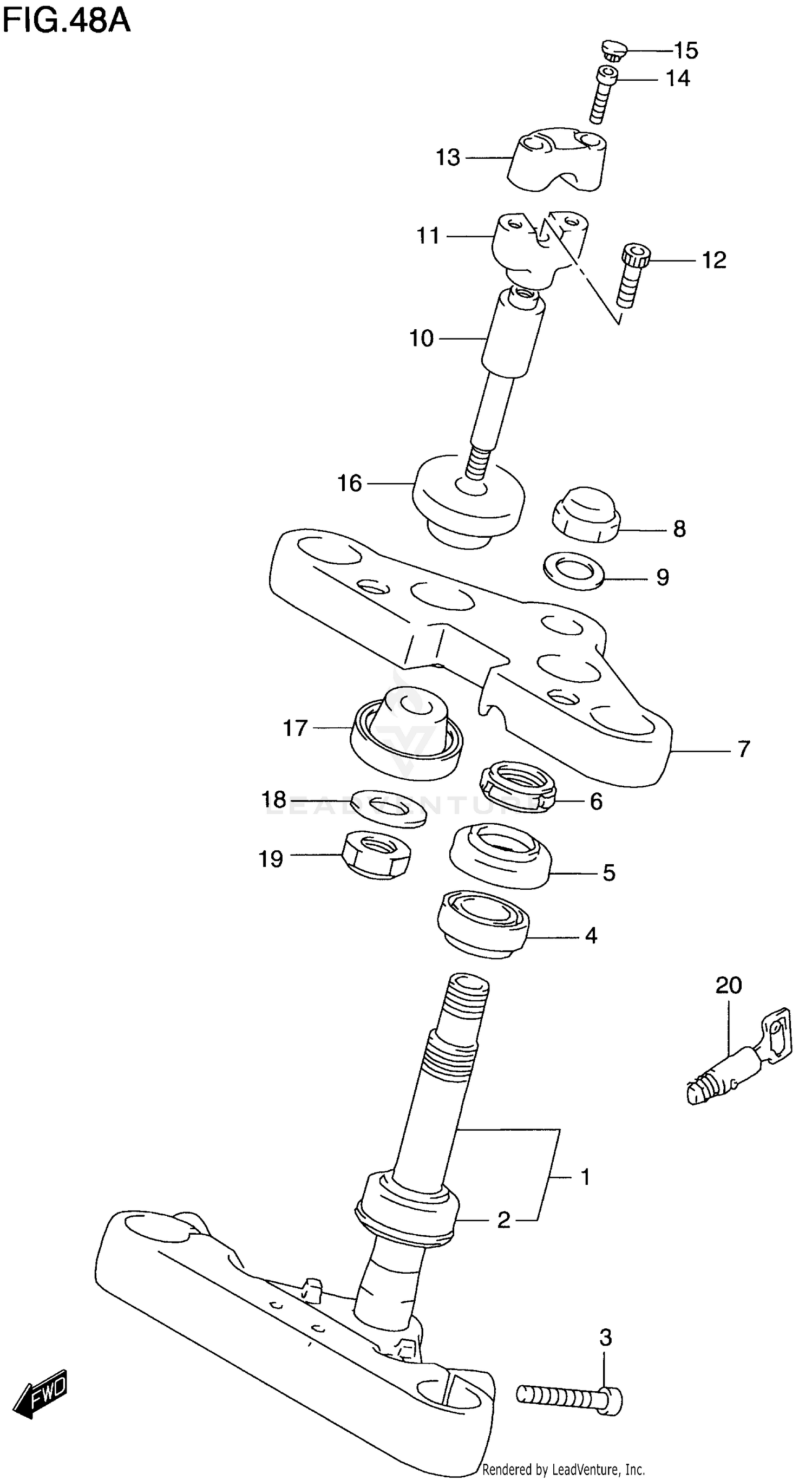 STEERING STEM (MODEL Y)