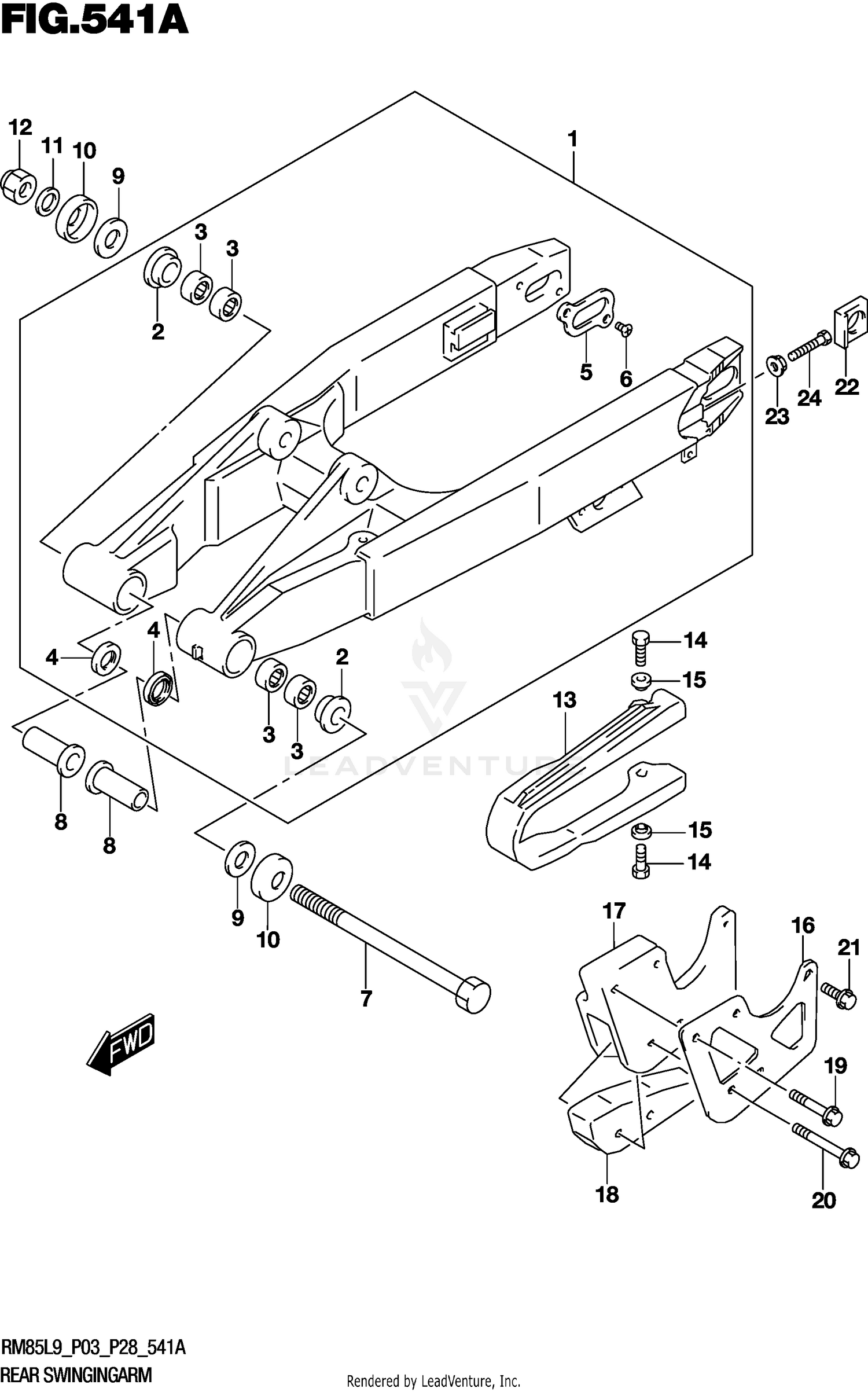 REAR SWINGINGARM