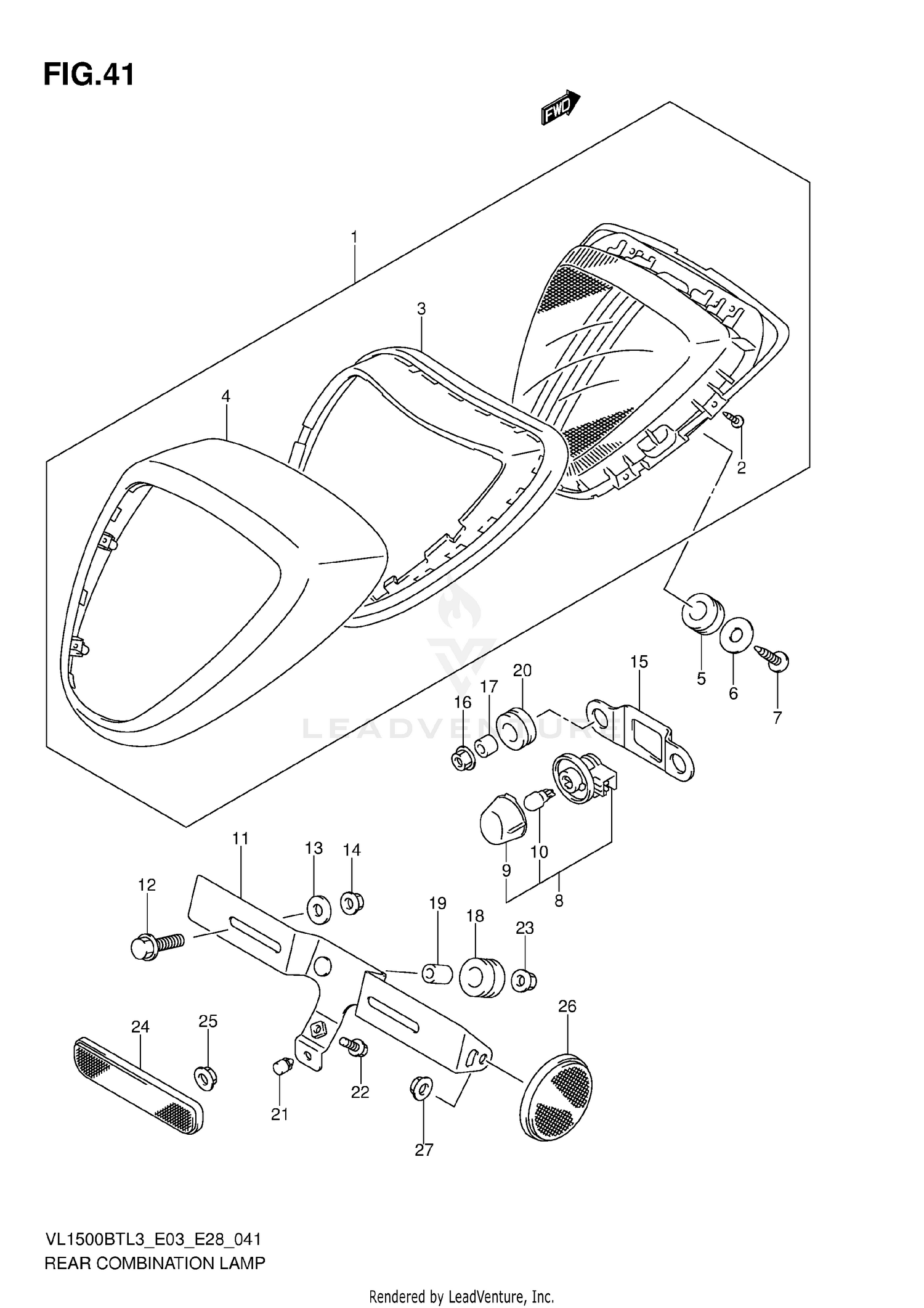 REAR COMBINATION LAMP
