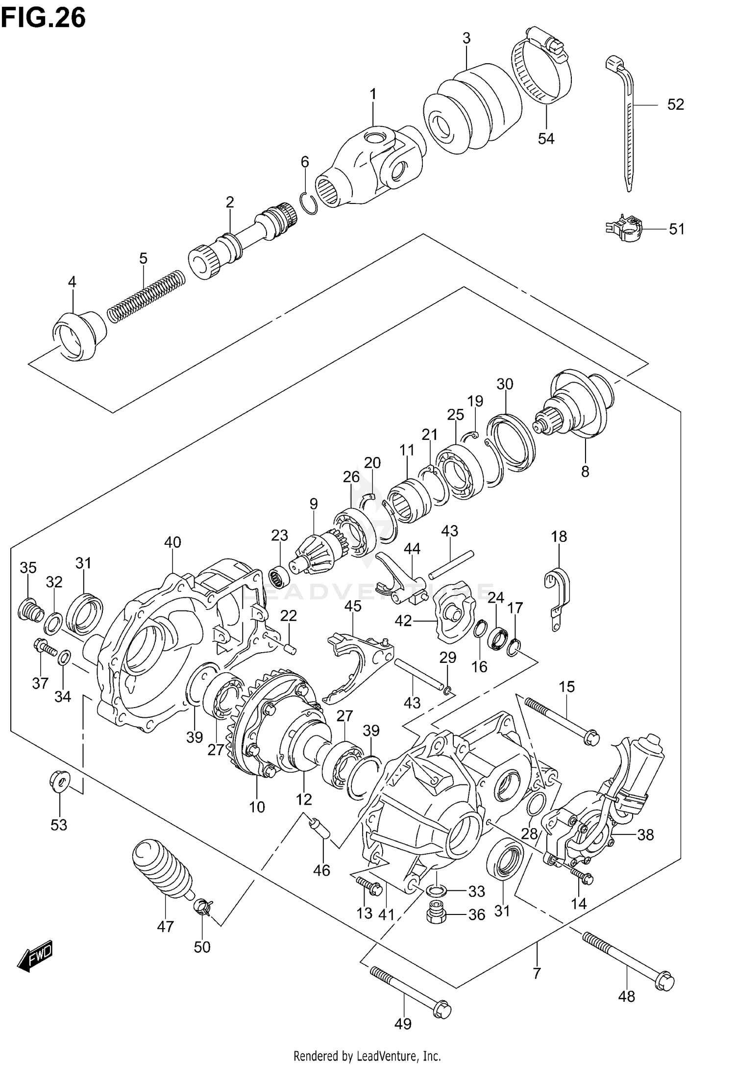 FINAL BEVEL GEAR (FRONT)