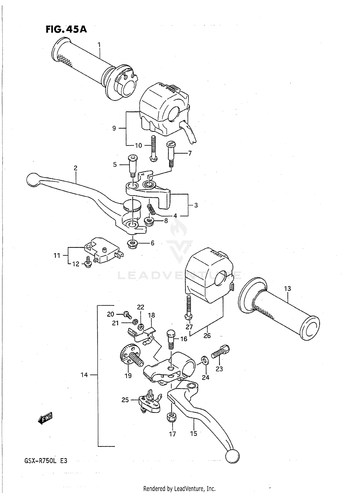 HANDLE SWITCH (MODEL K/L)