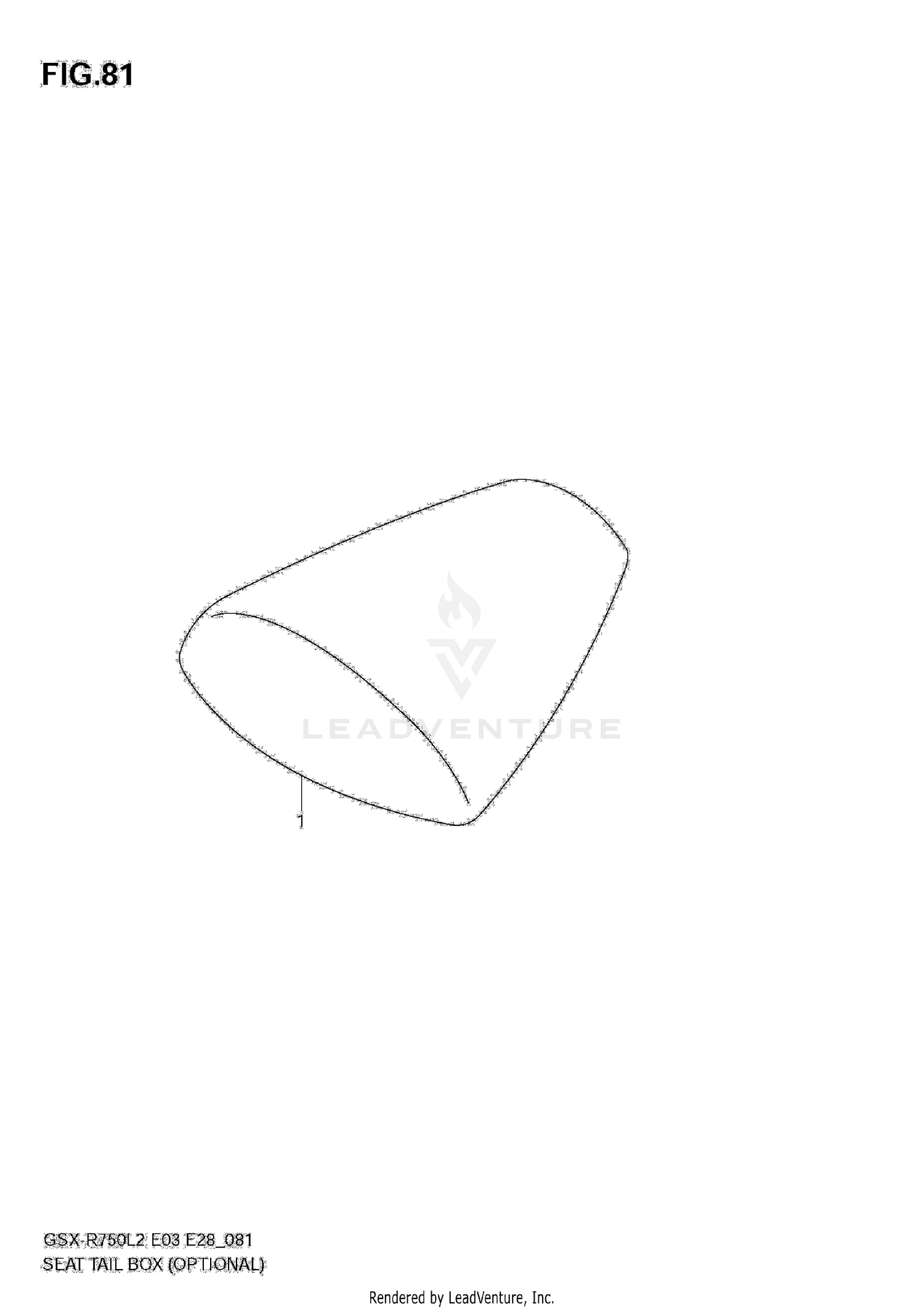 SEAT TAIL BOX (OPTIONAL)