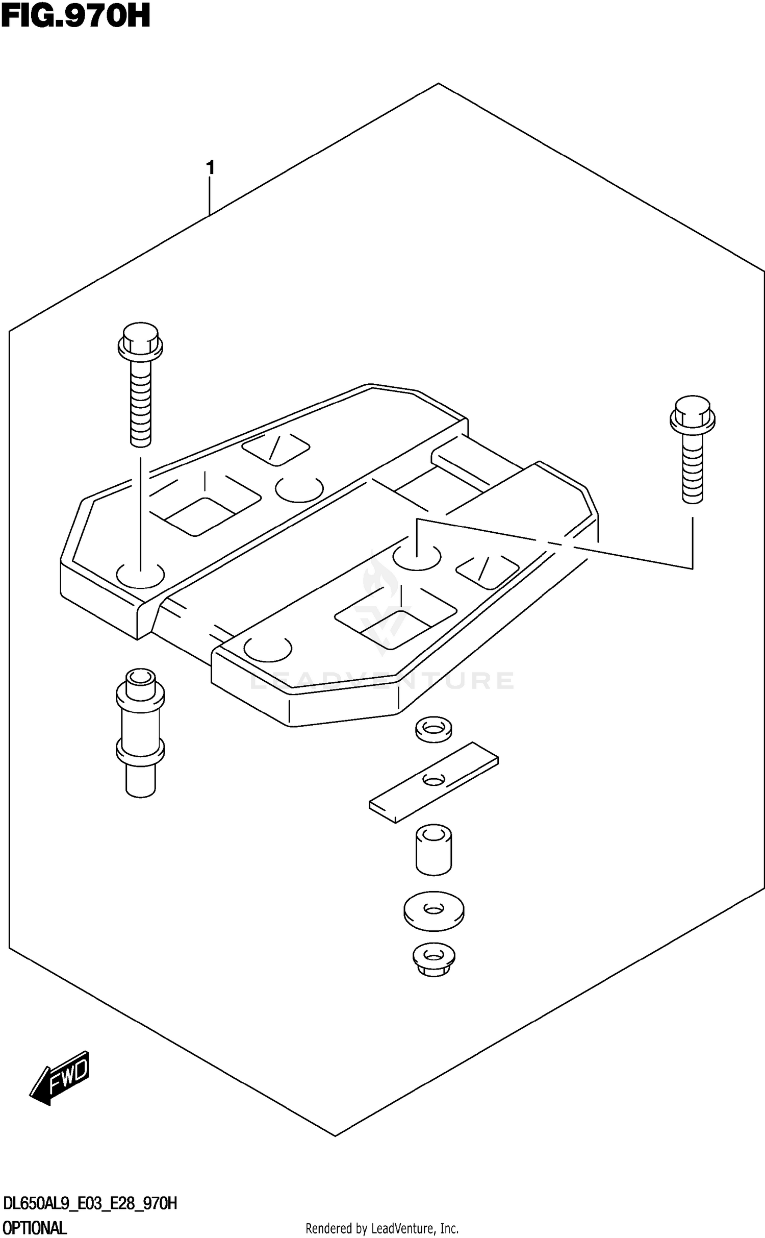OPTIONAL (TOP CASE BRACKET SET)