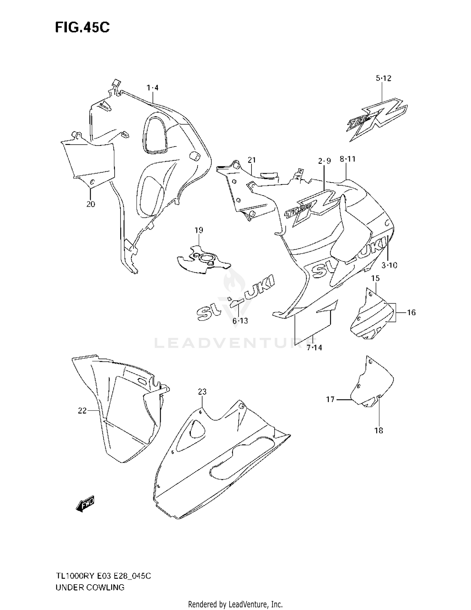 UNDER COWLING (MODEL K1)