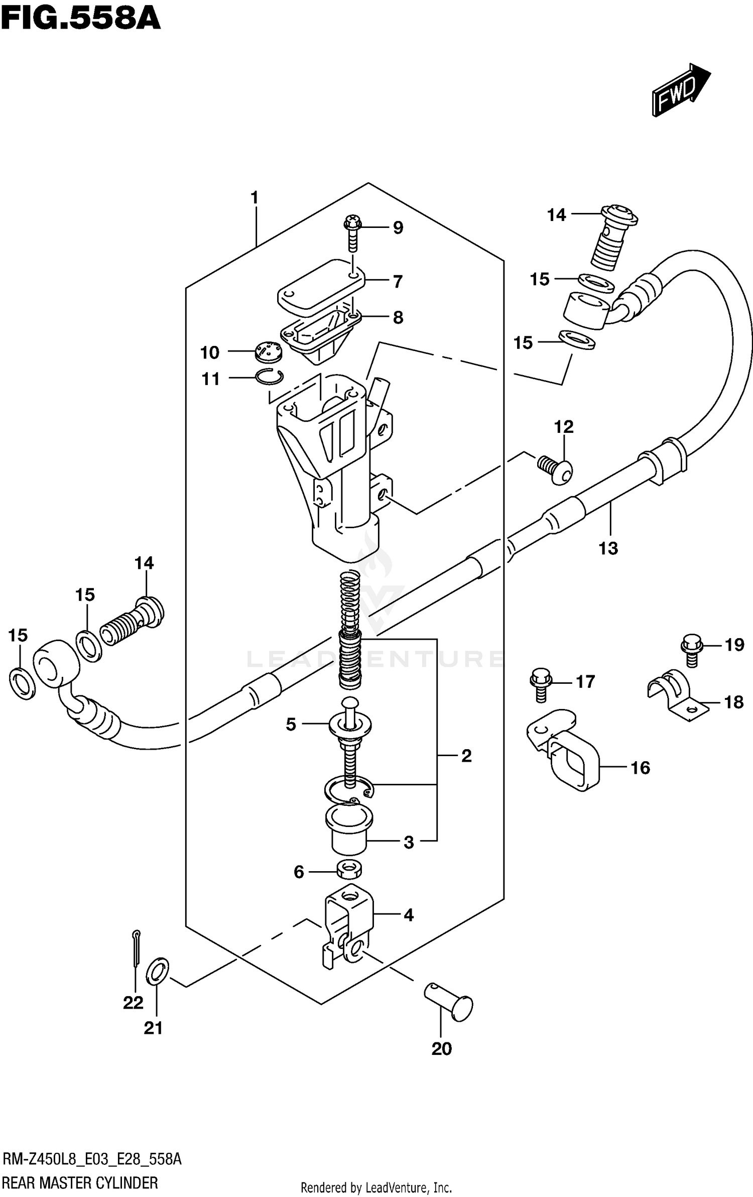 REAR MASTER CYLINDER
