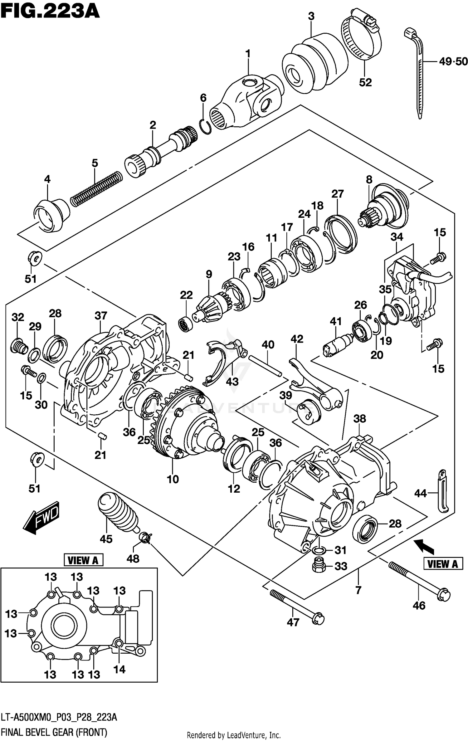 FINAL BEVEL GEAR (FRONT)