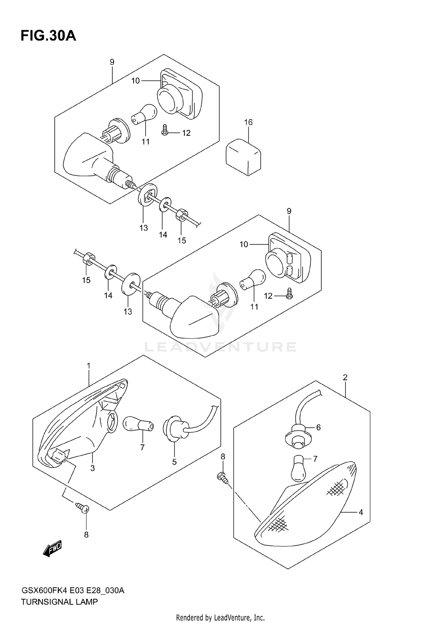 TURNSIGNAL LAMP (MODEL K6)