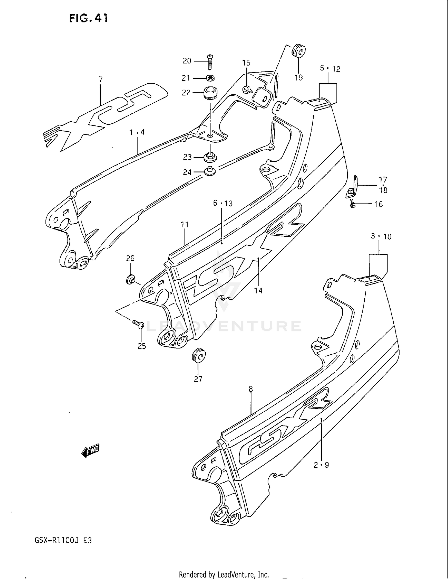SEAT TAIL COVER (MODEL J)