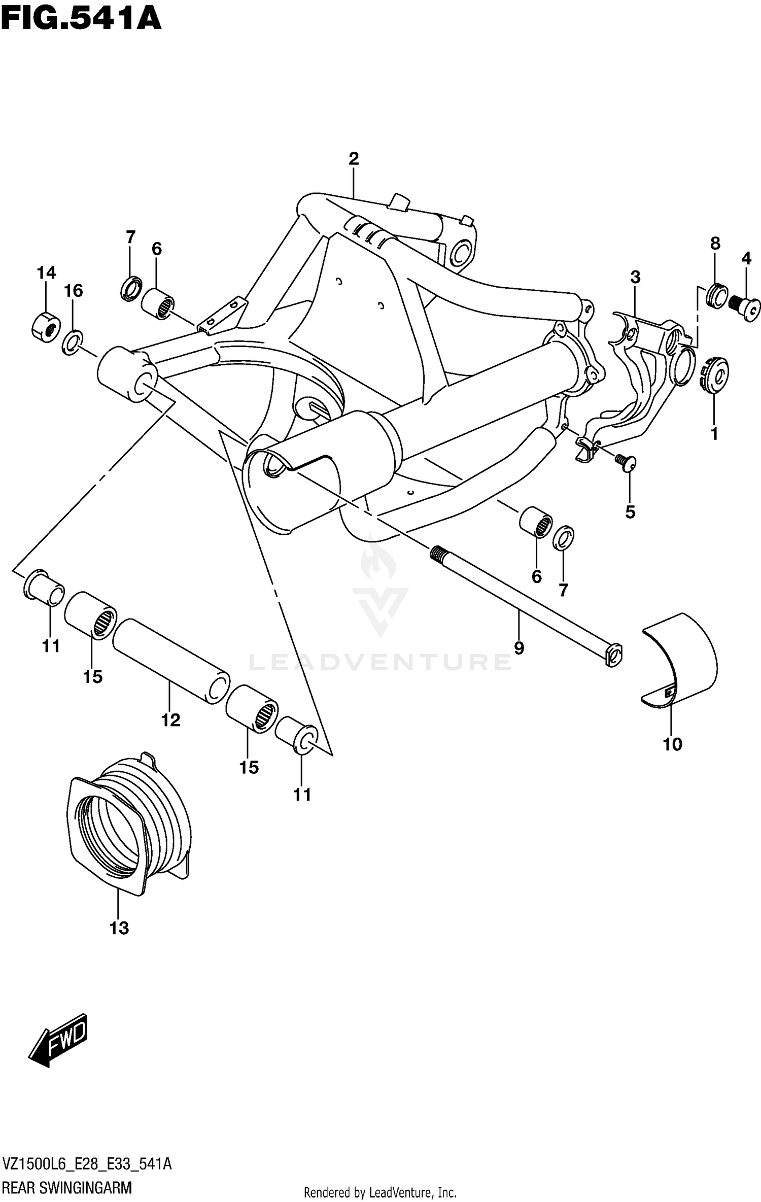 REAR SWINGINGARM