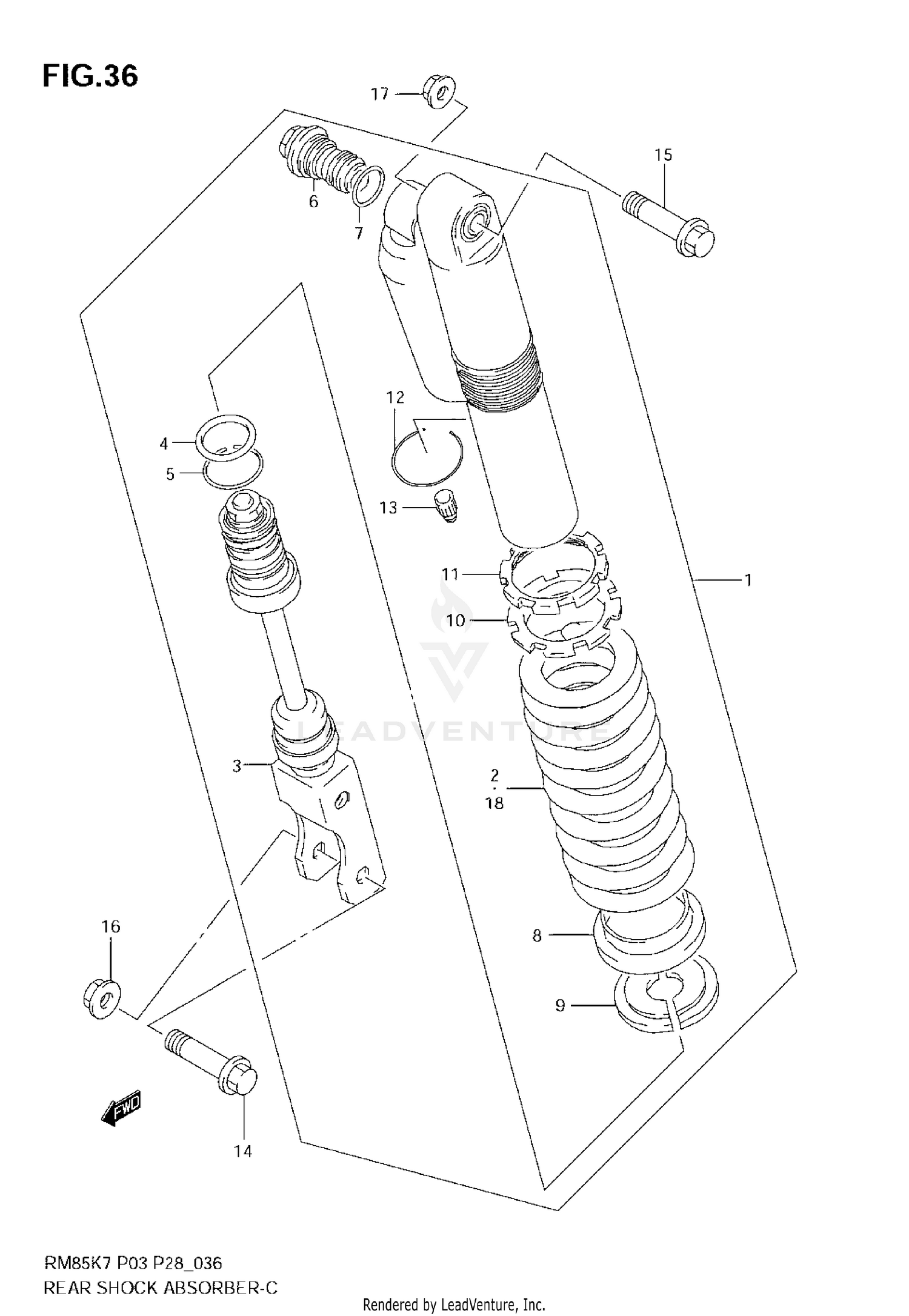 REAR SHOCK ABSORBER